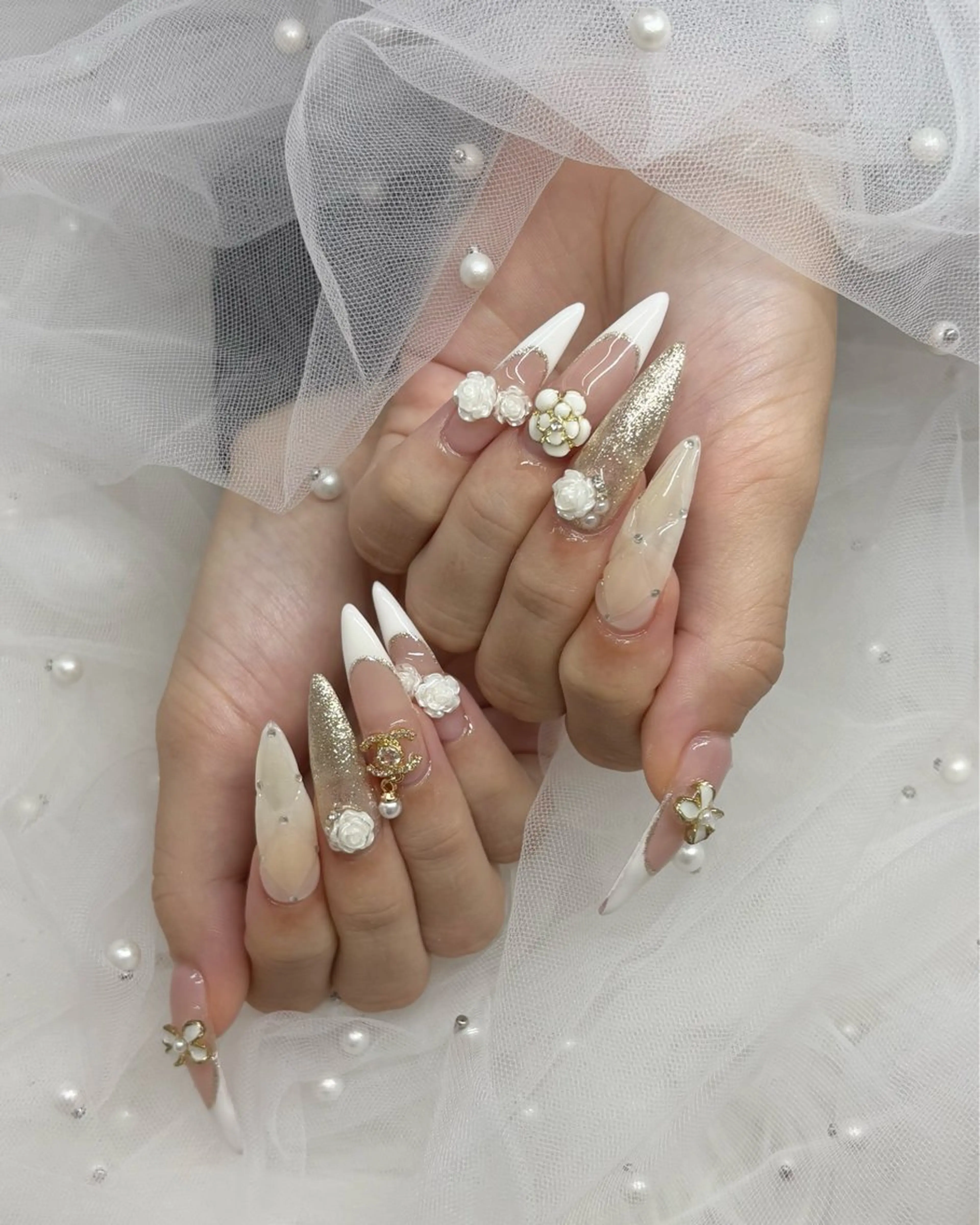 ネイル 成人式 持ち込み lebon nail所属・完全プライベート サロンYUZUHAのネイルデザイン