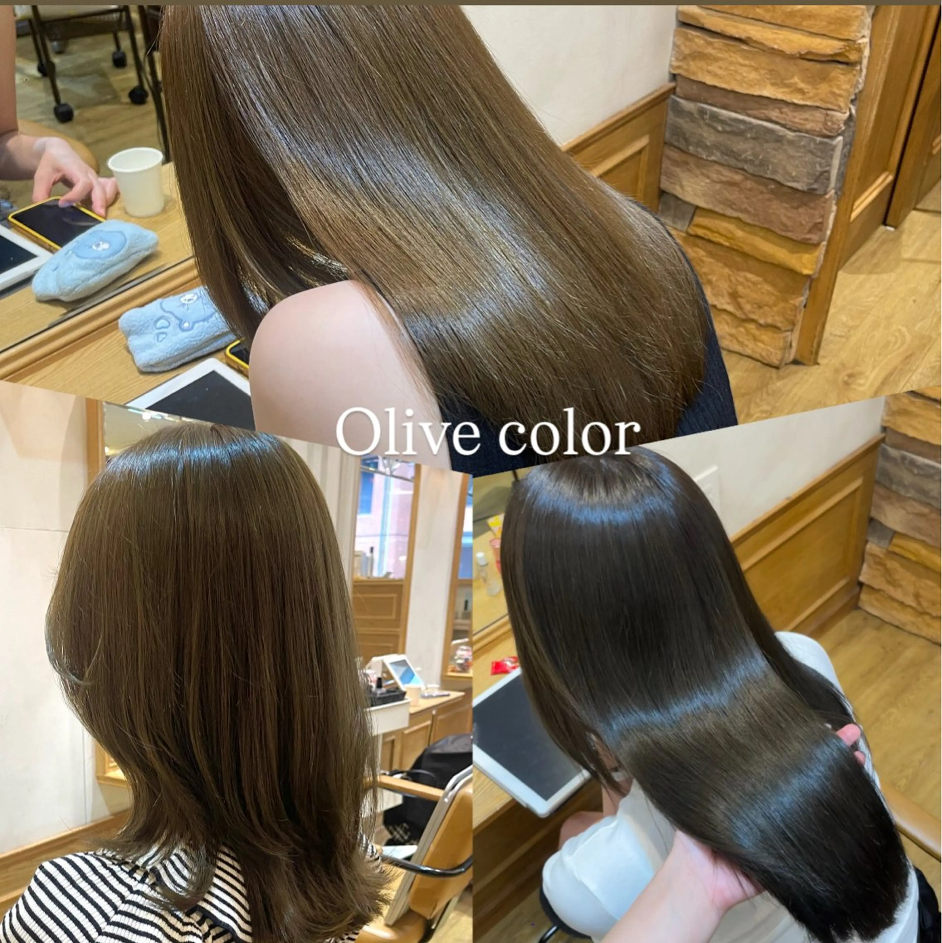 セミロング カラー ベージュカラー ヘアカラー 🌸shuka/艶髪 新宿三丁目🌸のヘアスタイル