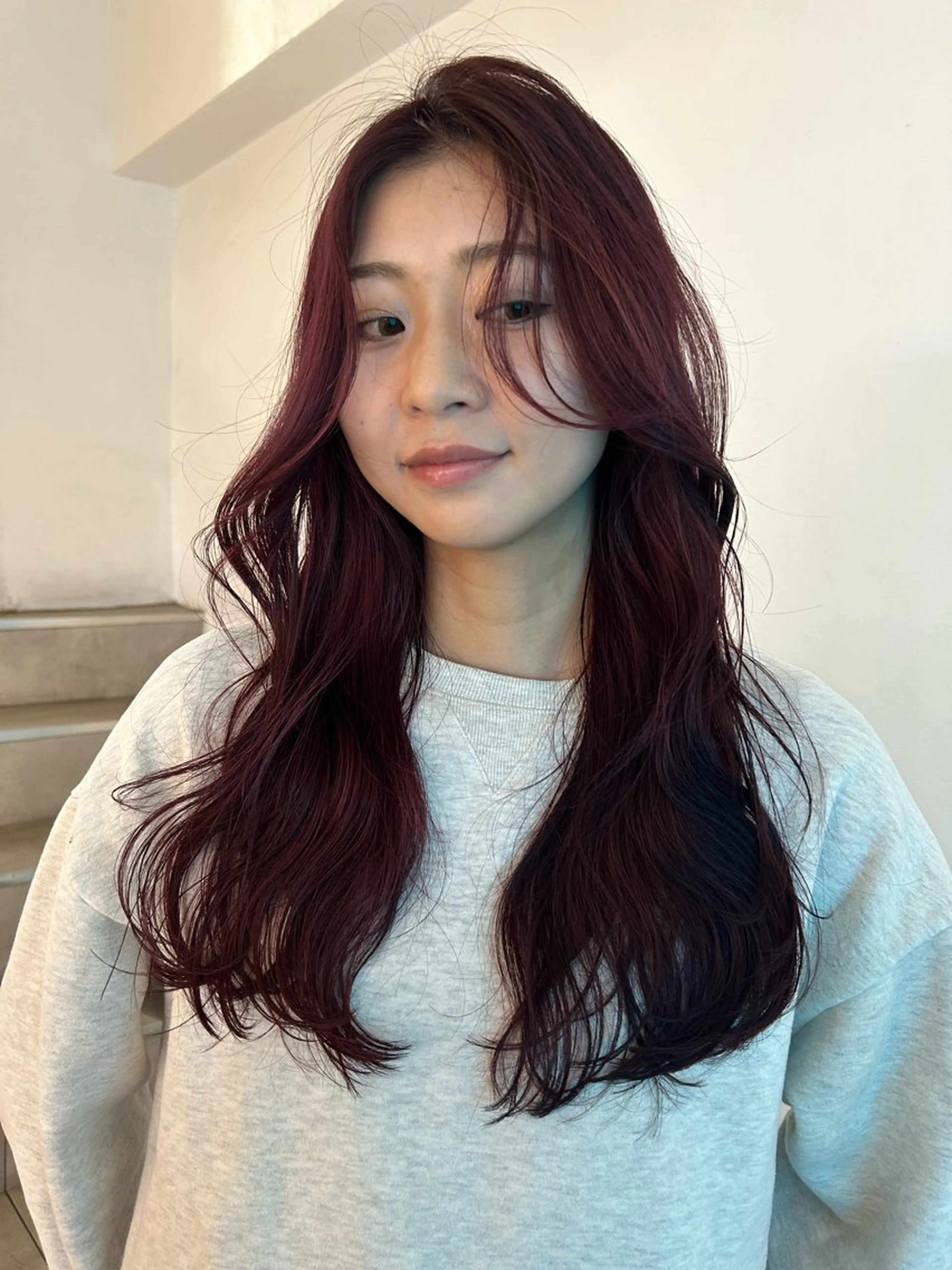 ロング カラー ヘアカラー 🌟暖色系ハイトーン 🌟AIのヘアスタイル