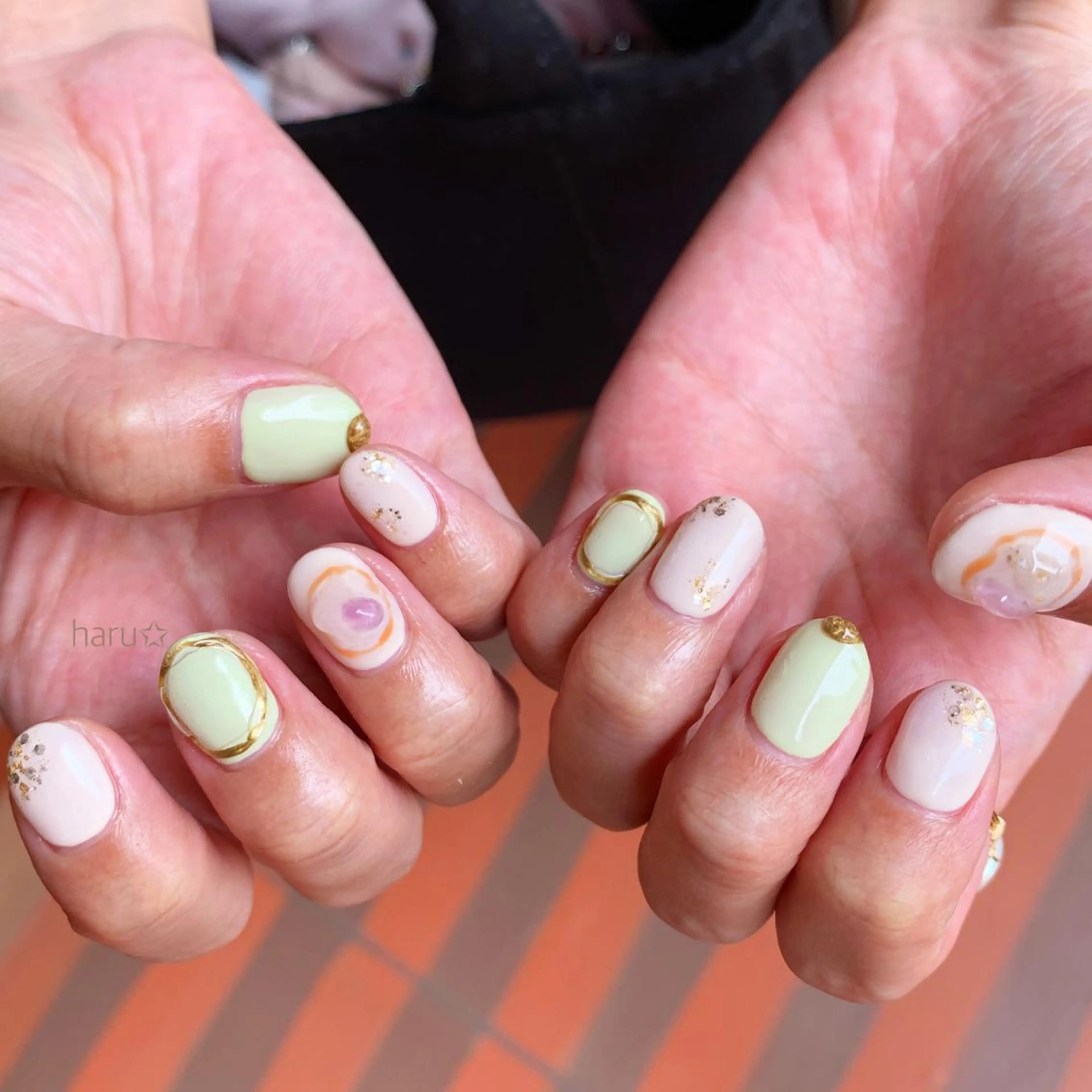 ネイル ニュアンスネイル ハンドネイル うにゃねいる ✿ harunaのネイルデザイン