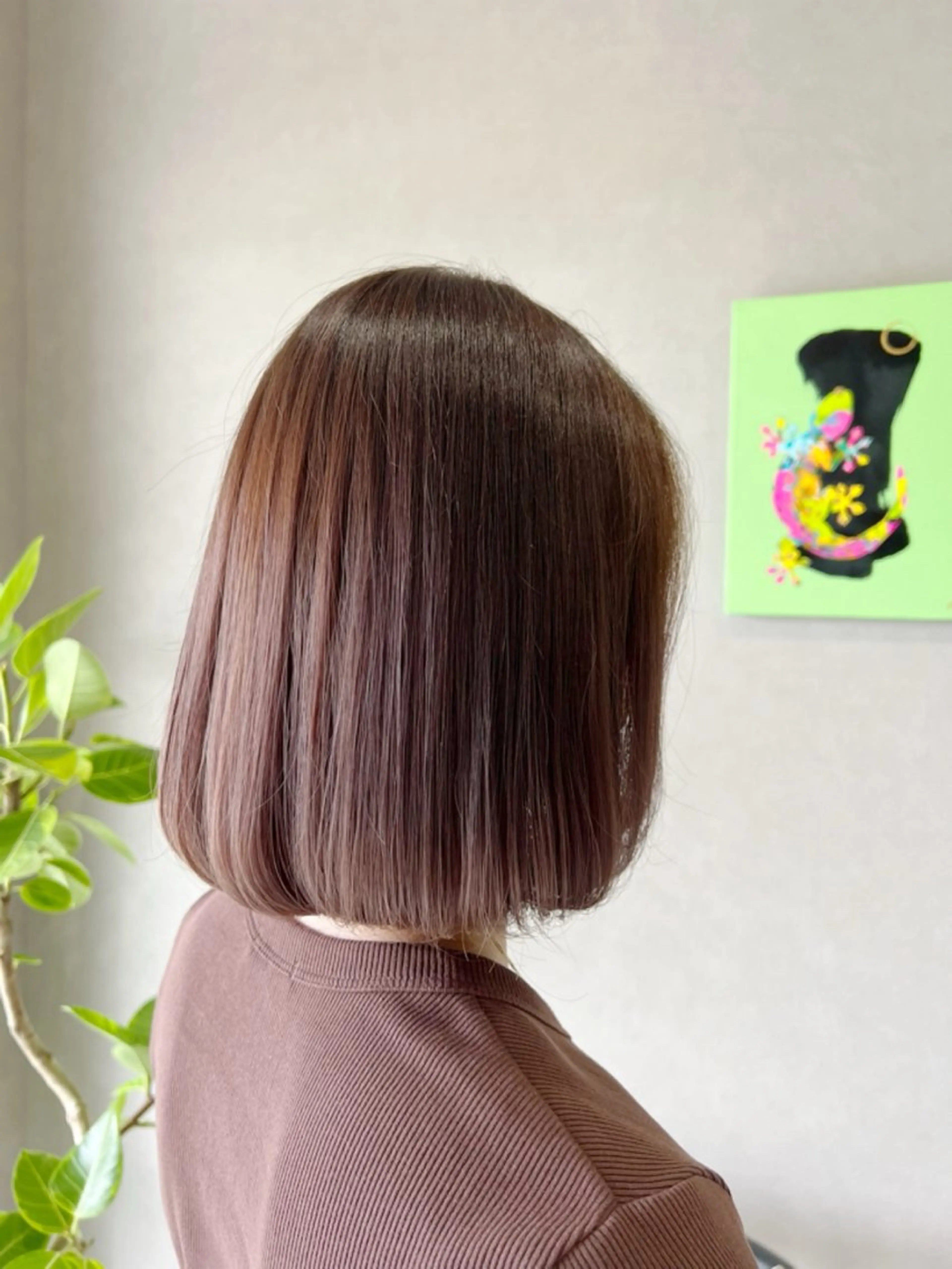ミディアム カラー a keikaのヘアスタイル