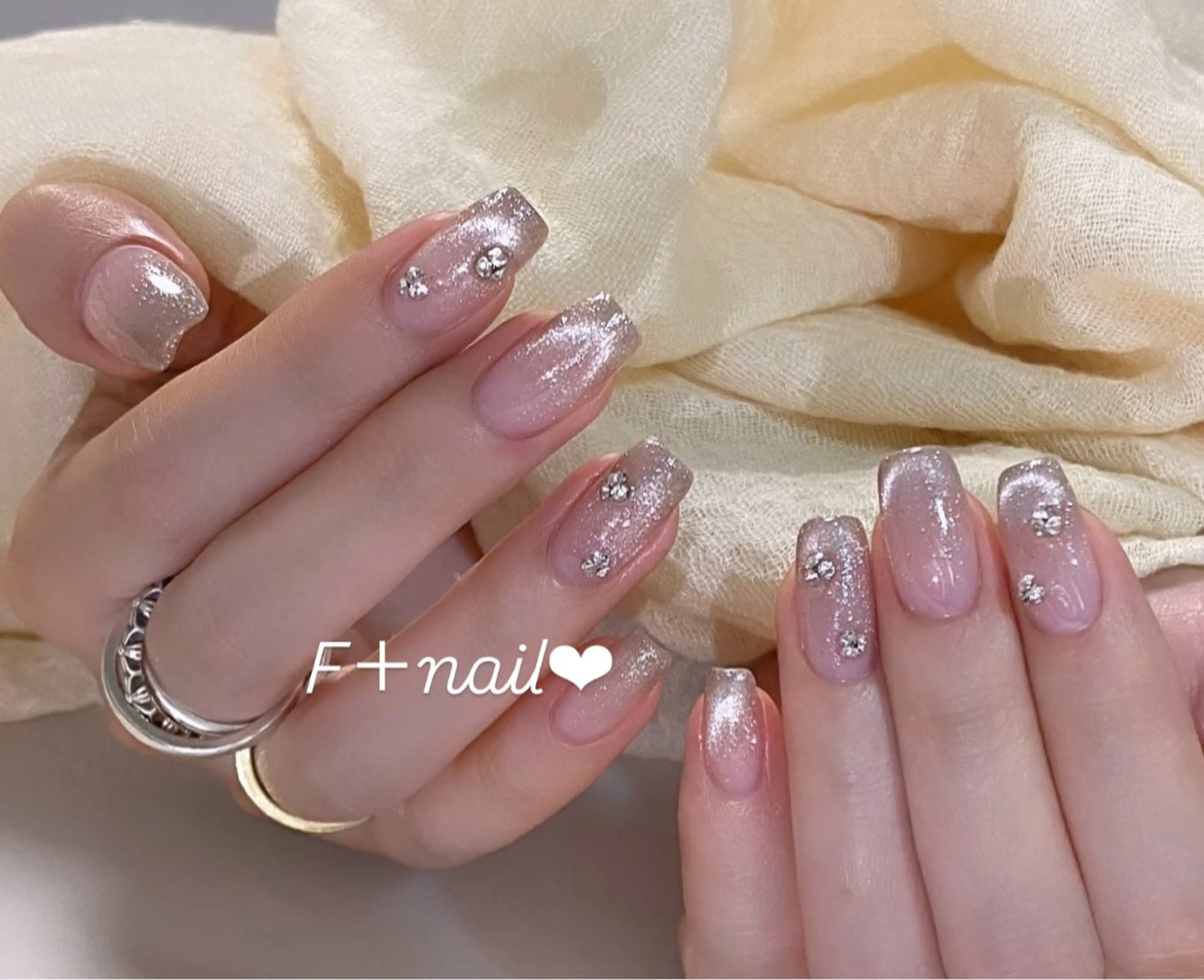マグネットフレンチnailの写真