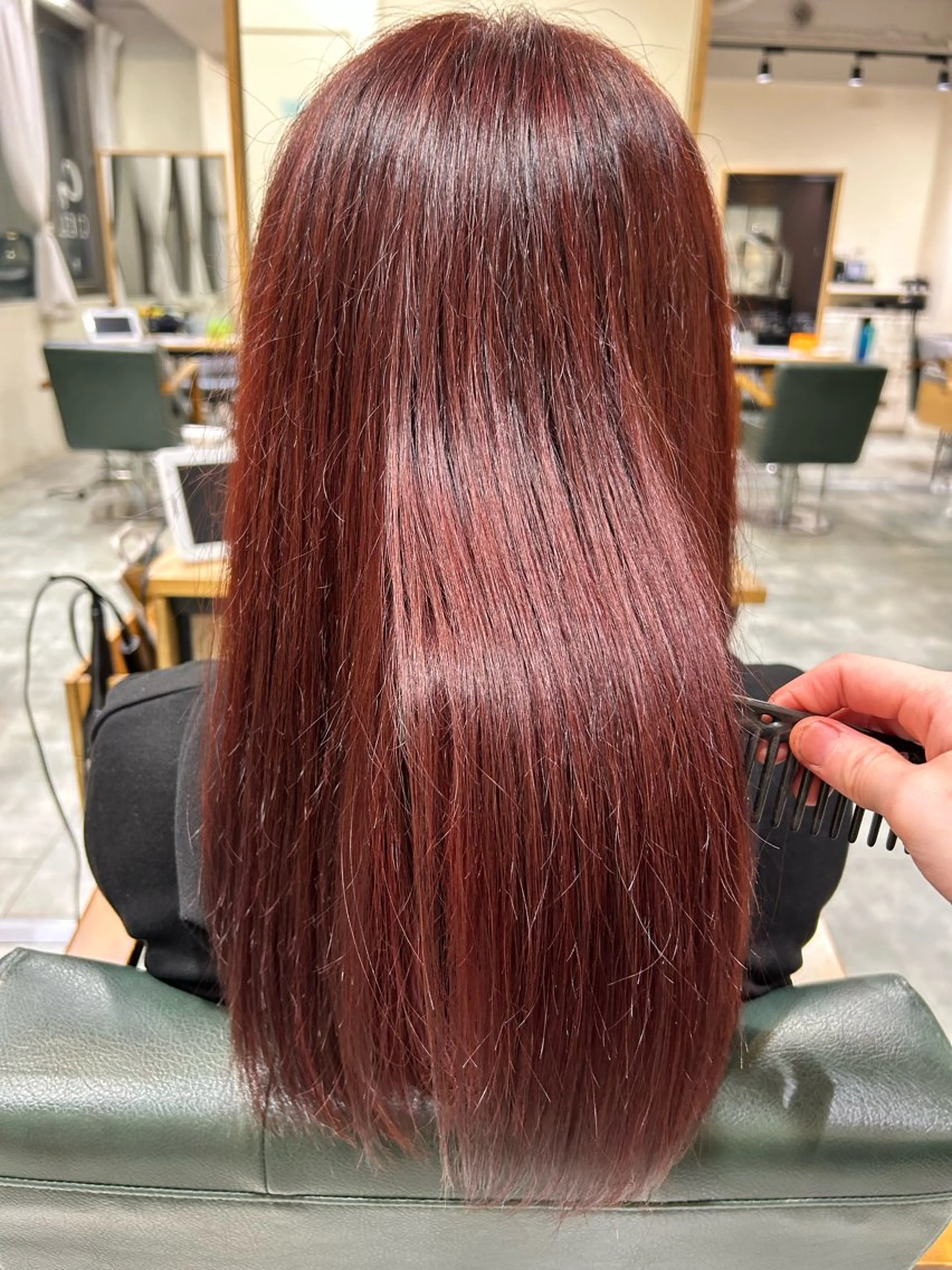 カラー レッドカラー CIEL天神店所属・REINA / CIELのヘアスタイル