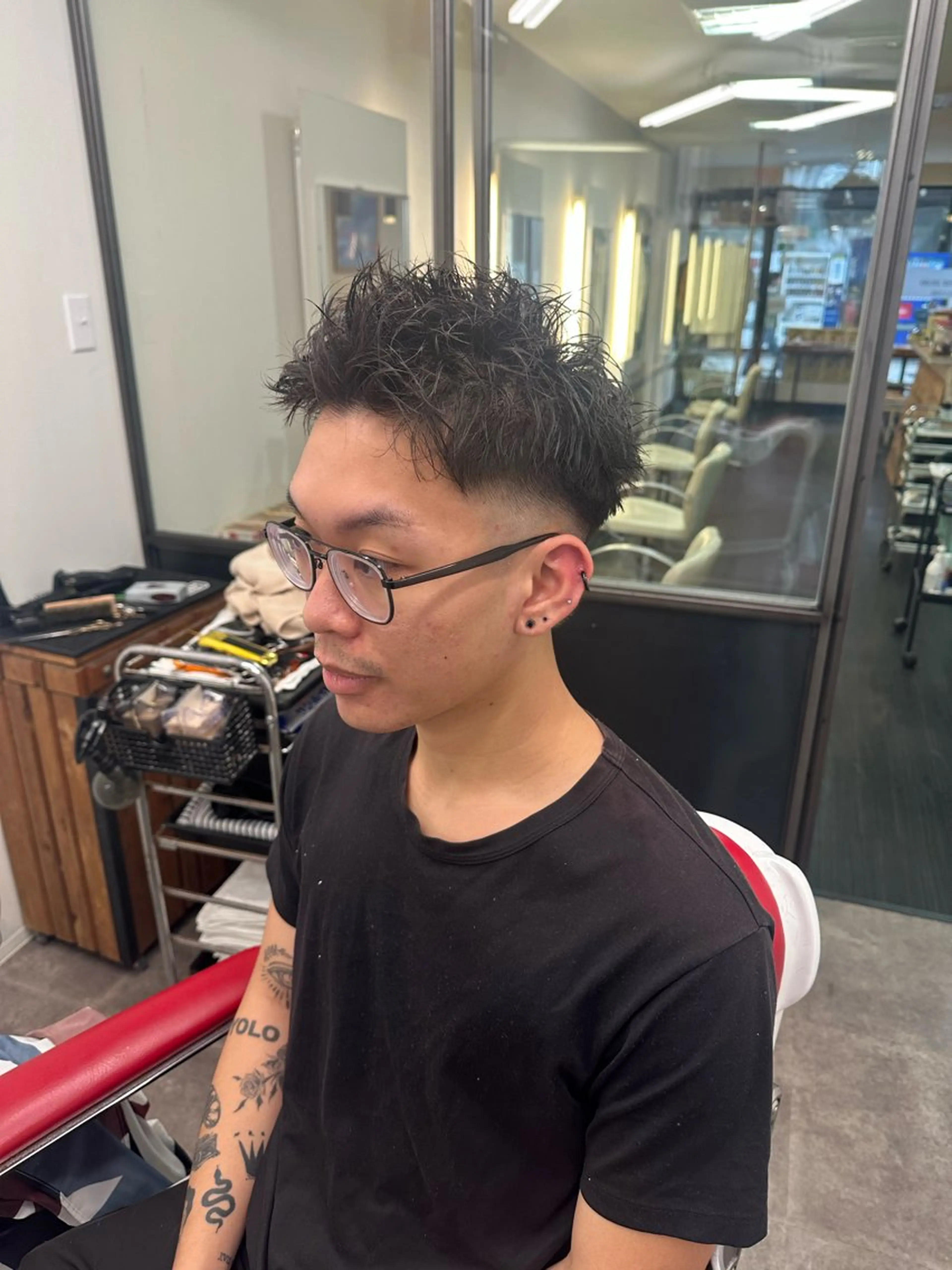 ショート メンズ スパイキーショート ショートヘア カット モチヅキ タツキのヘアスタイル