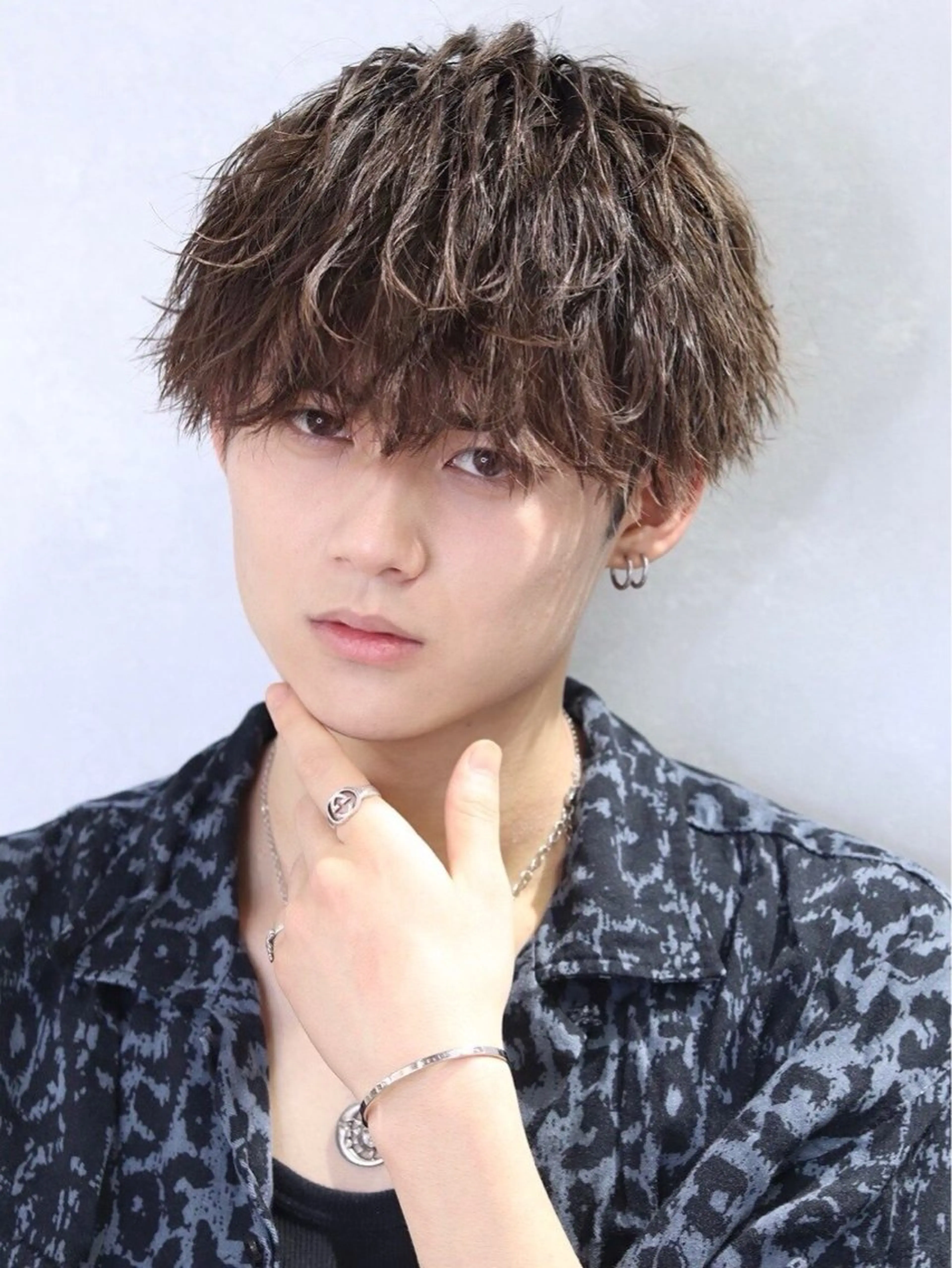 メンズカット＋選びるパーマ＆2STEPトリートメント付きの写真