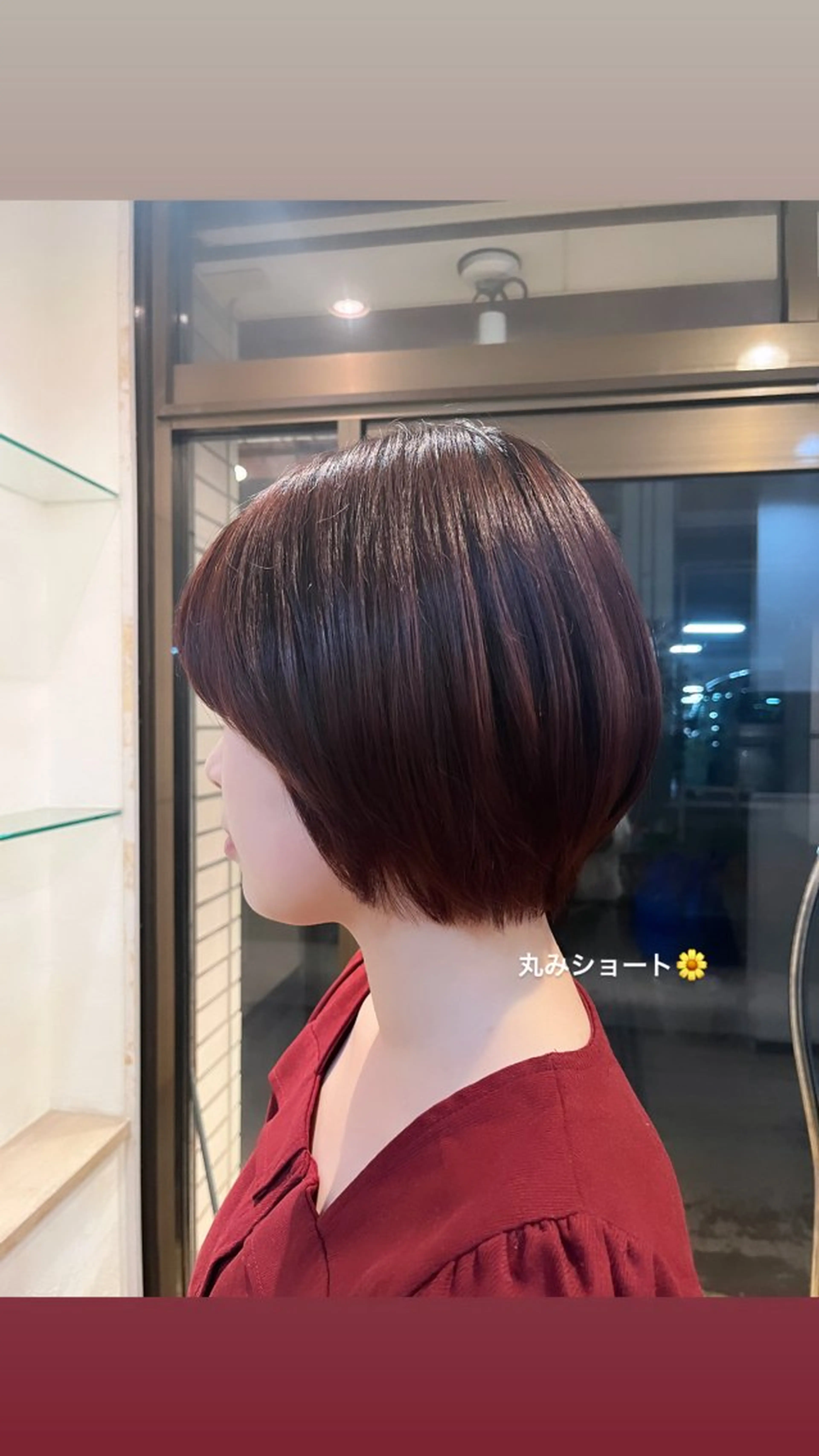 ショート ショートヘア 顔周りカット/ 似合わせ/momo/のヘアスタイル