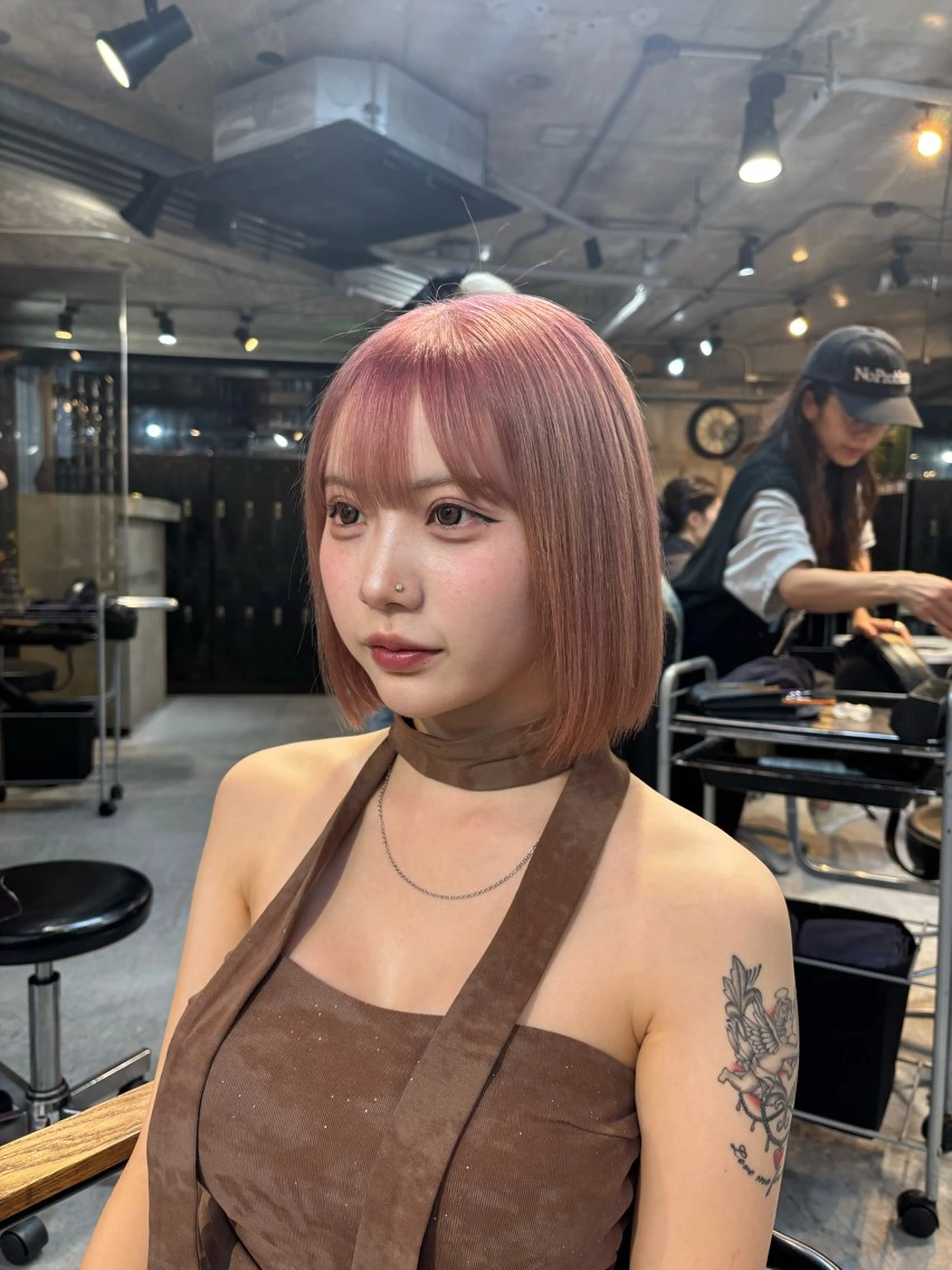 カラー ハイトーンカラー ヘアカラー 🫐ハイトーンカラー RIRIKA🌻のヘアスタイル