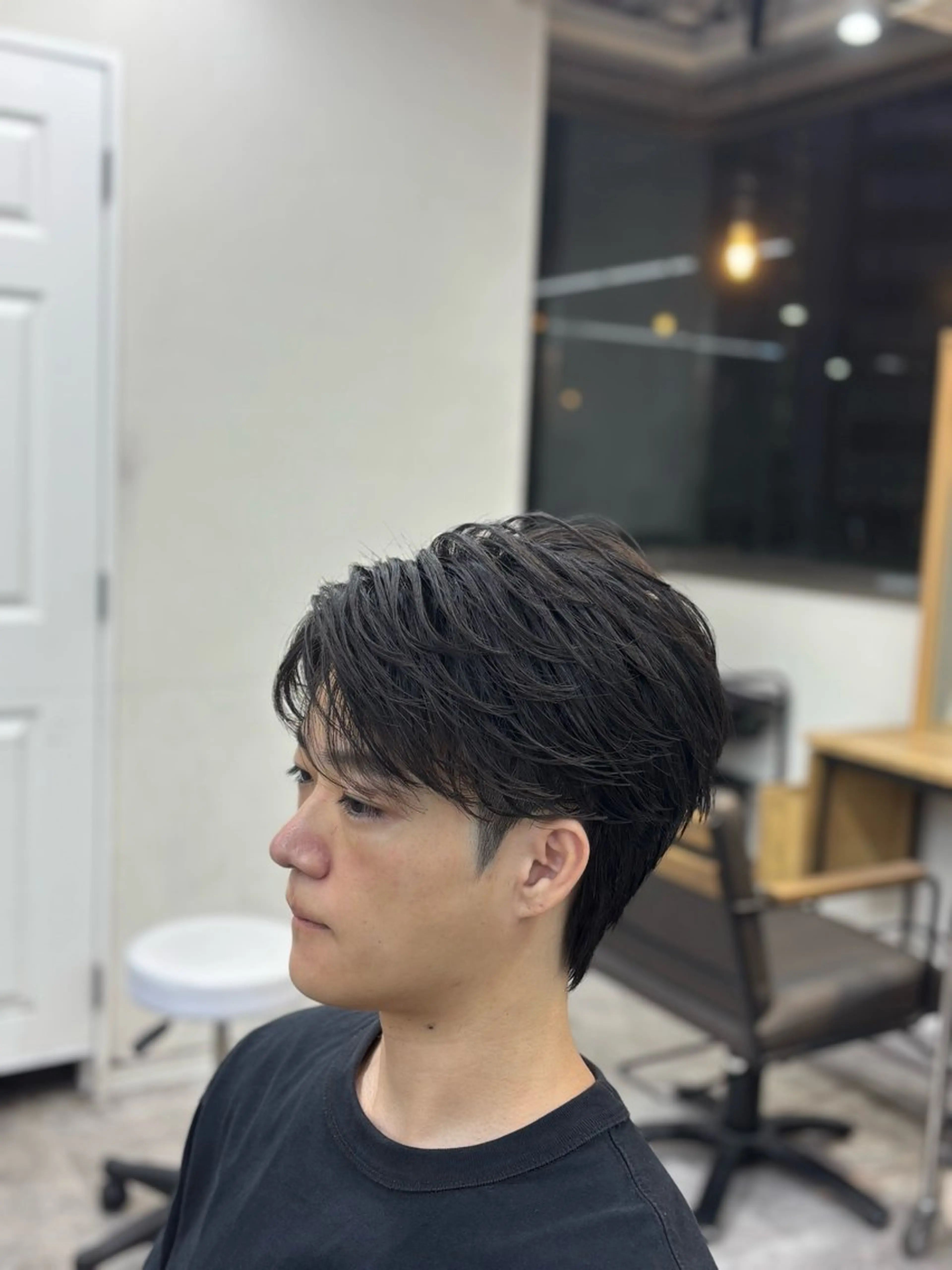 ミディアム メンズ センターパート DIECE所属・渋谷【メンズ特化】 レンのヘアスタイル