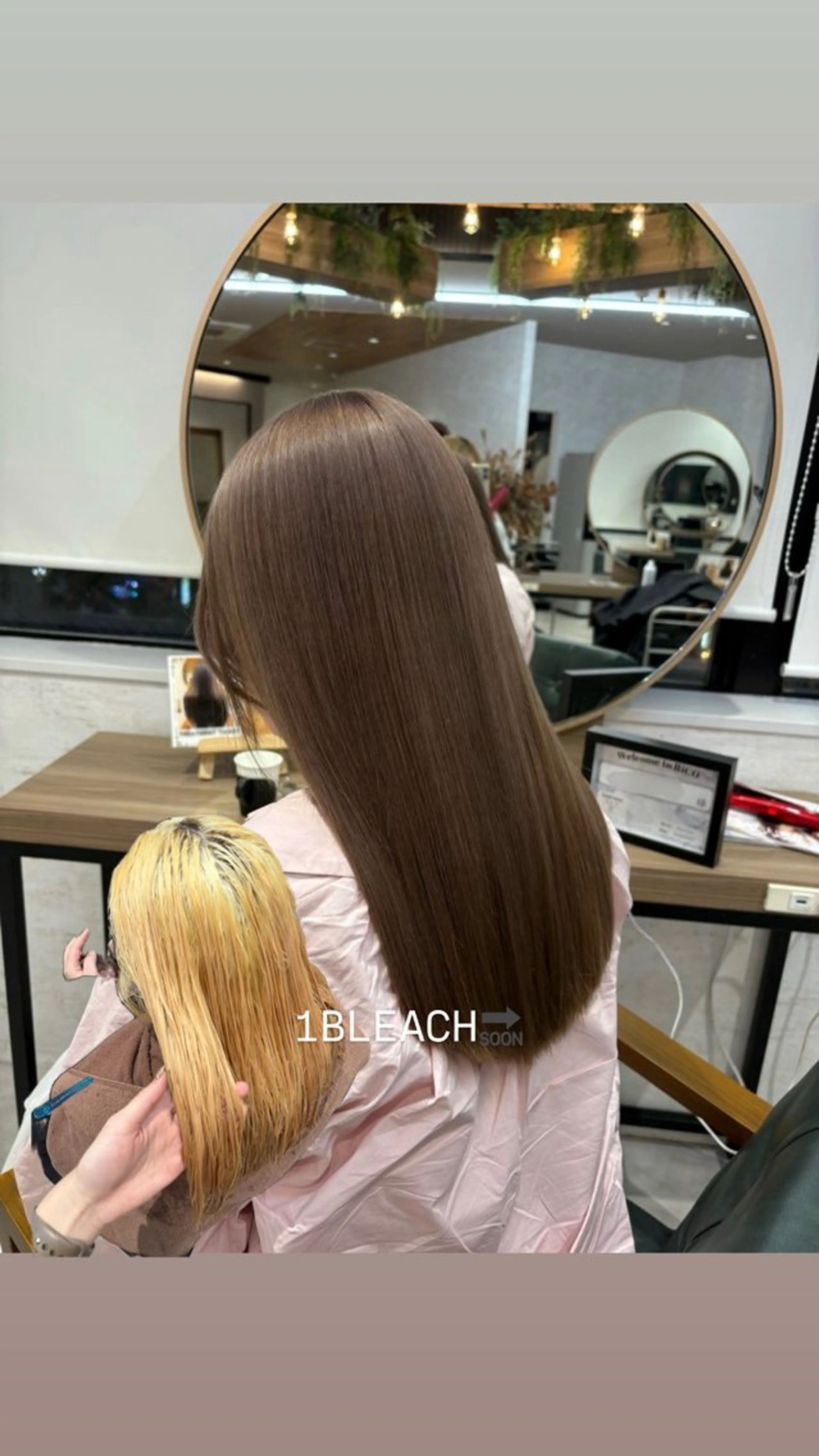 〔🐚minimo限定 全頭ブリーチ➕ワンカラー🫧の写真