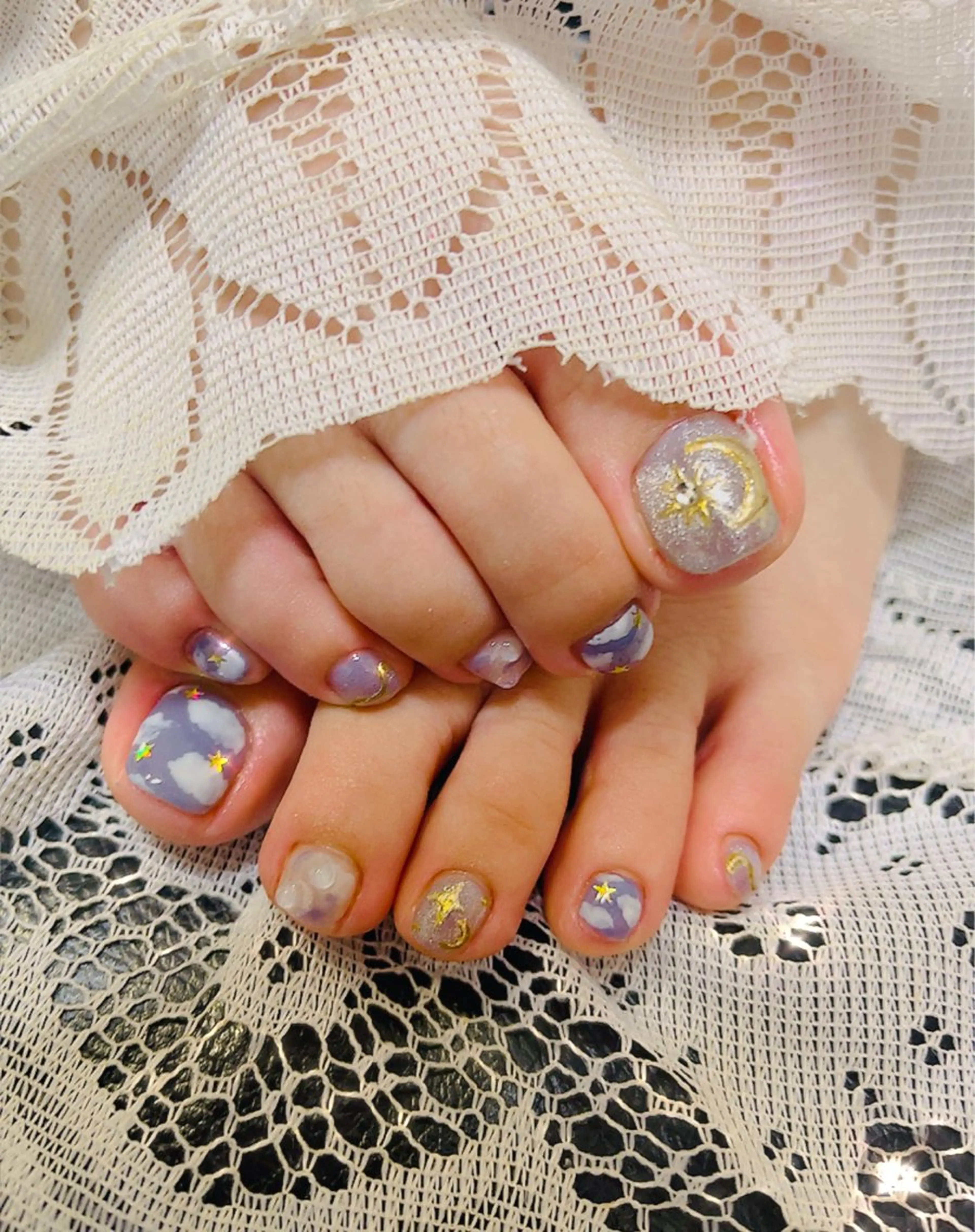 ネイル フットネイル 持ち込み 春ネイル Felice所属・ベテランネイル cnc  nailのネイルデザイン