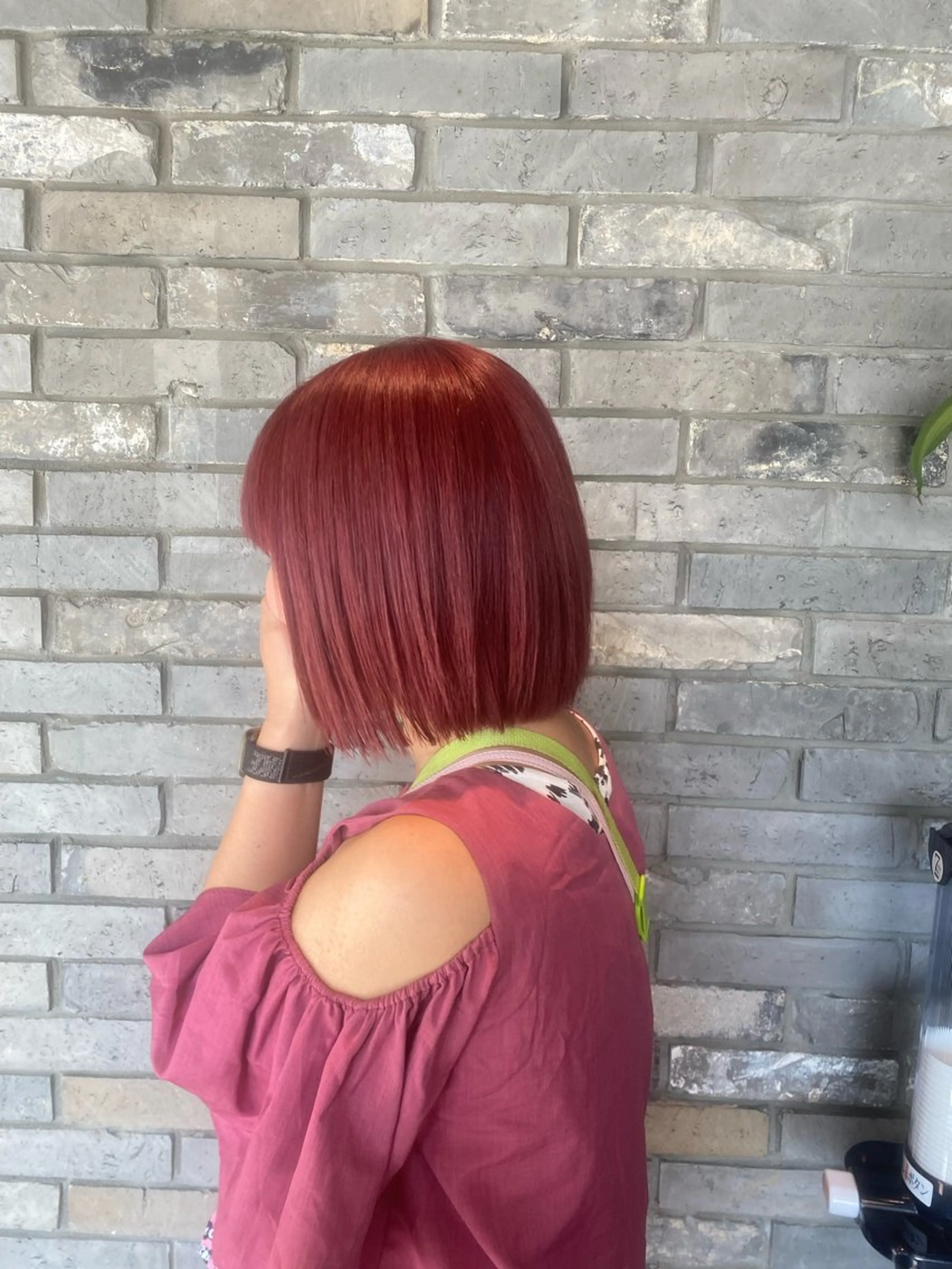 ミディアム 加藤 愛実のヘアスタイル