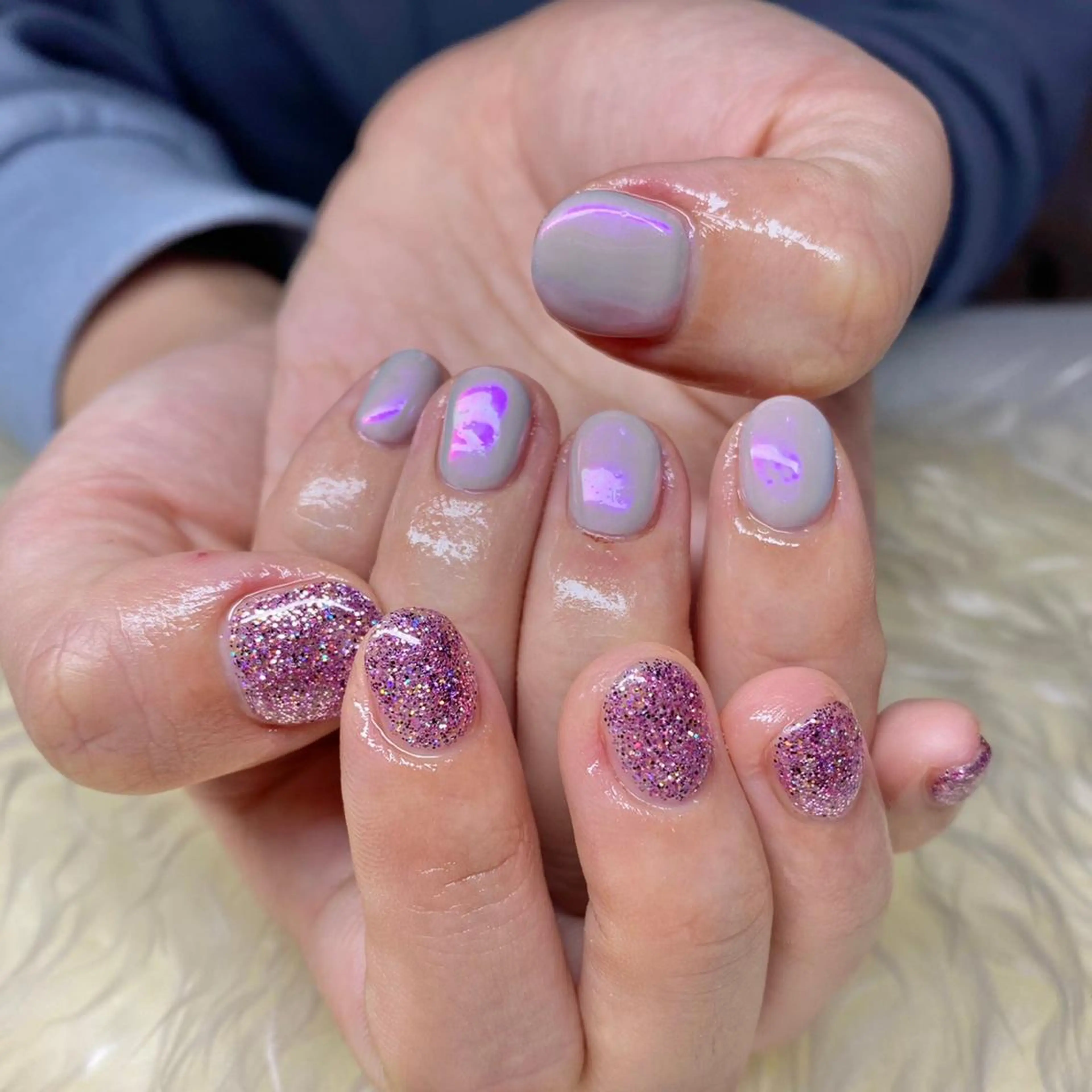 ネイル ミラーネイル ハンドネイル Nail&eye Belire 新宿のネイルデザイン