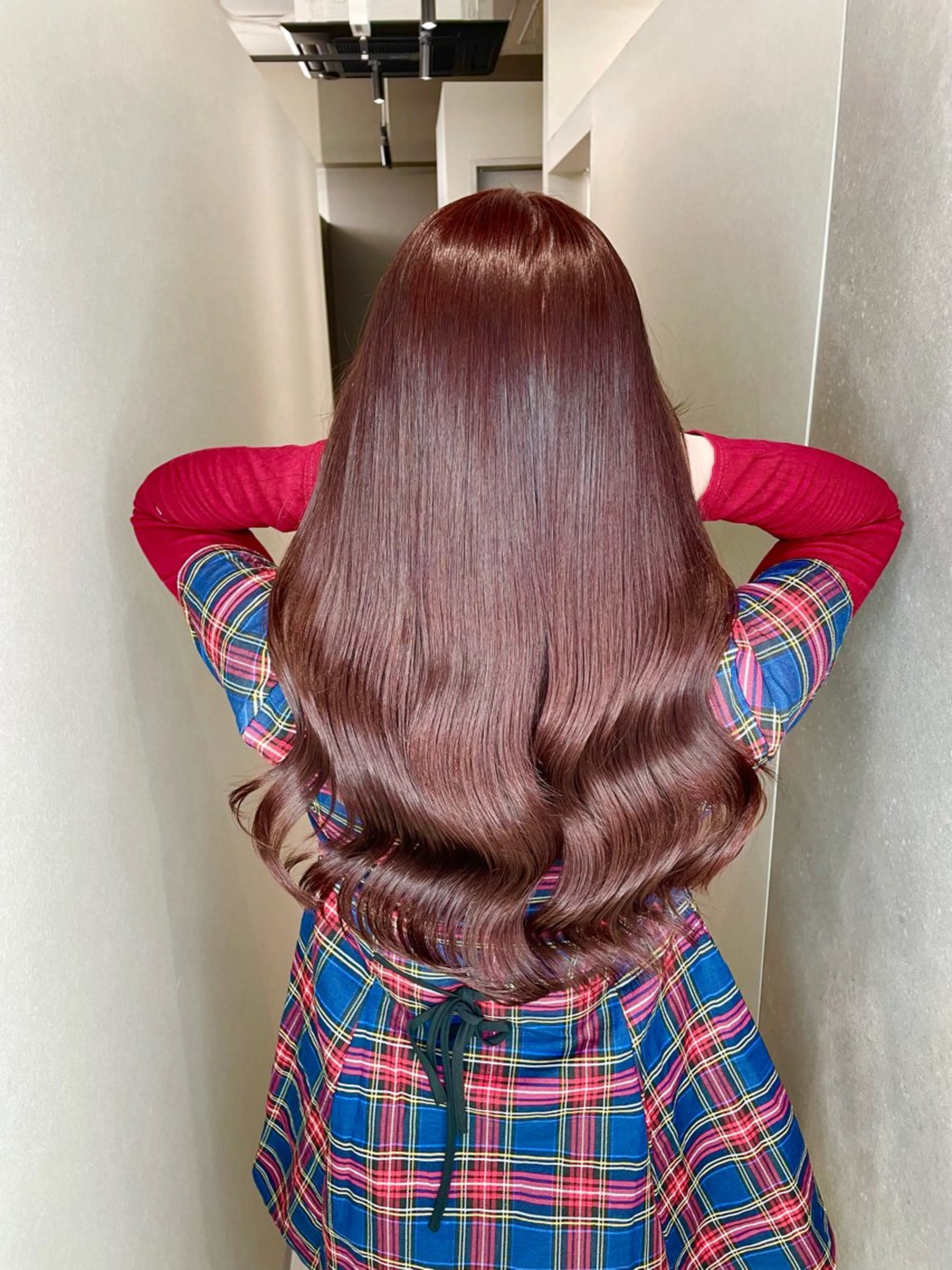 セミロング カラー 透明感カラー 髪質改善 カット ヘアカラー トリートメント 今井 勝也のヘアスタイル