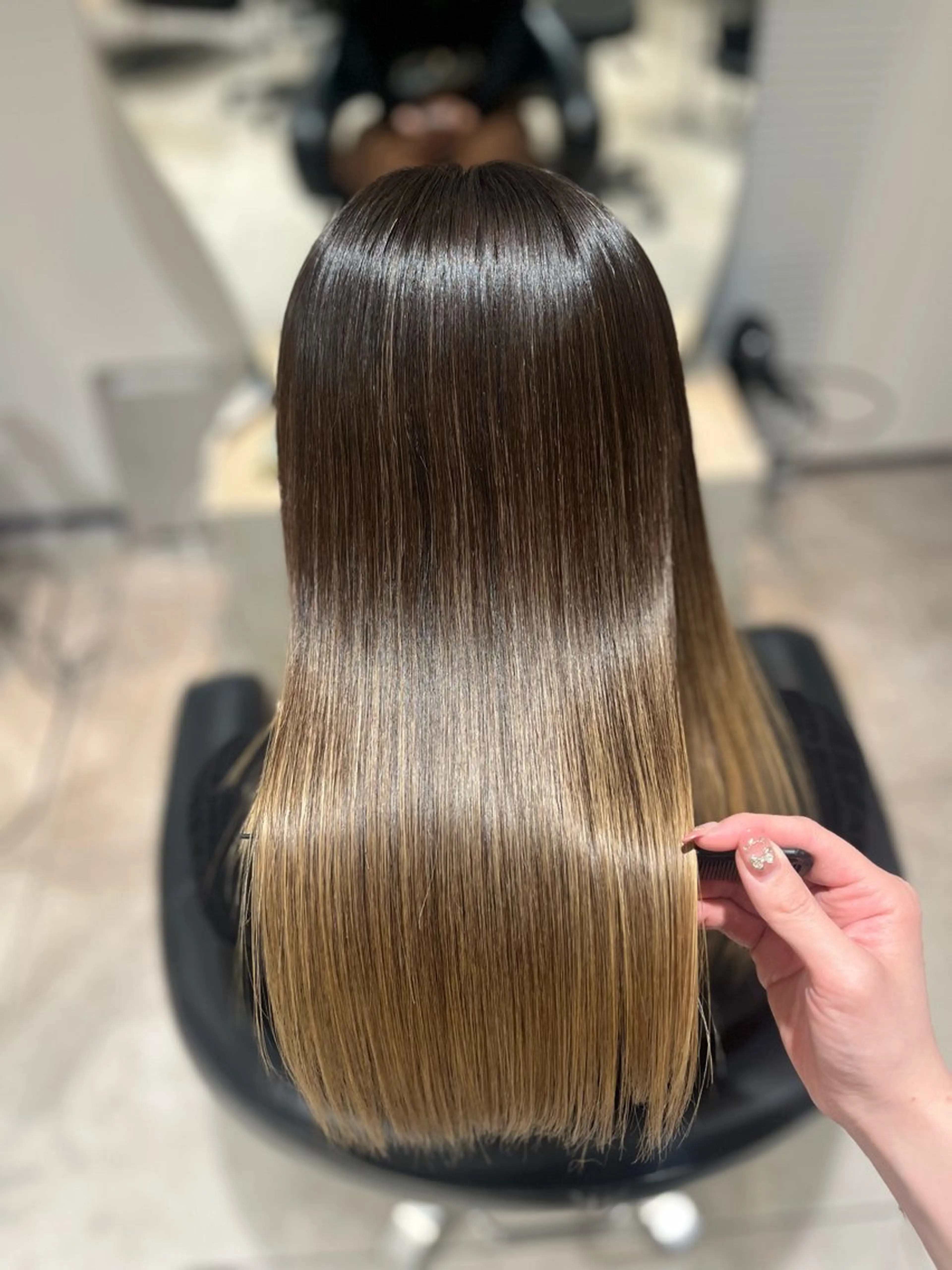 ロング 縮毛矯正 トリートメント 🫧美髪縮毛矯正🫧 Haruのヘアスタイル