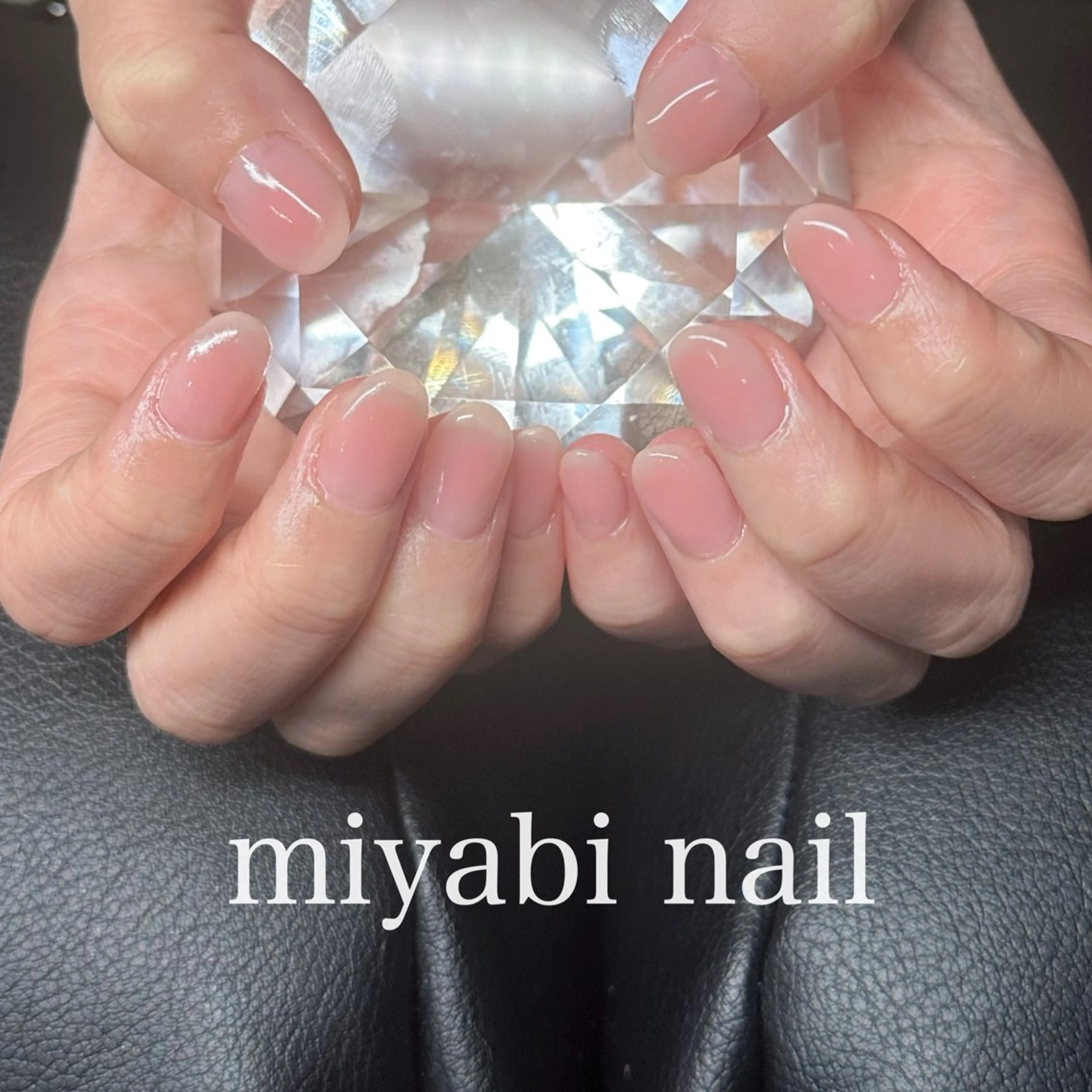 ネイル チークネイル ジェルネイル 持ち込み 春ネイル ハンドネイル miyabi nail 桂川駅近くのネイルデザイン