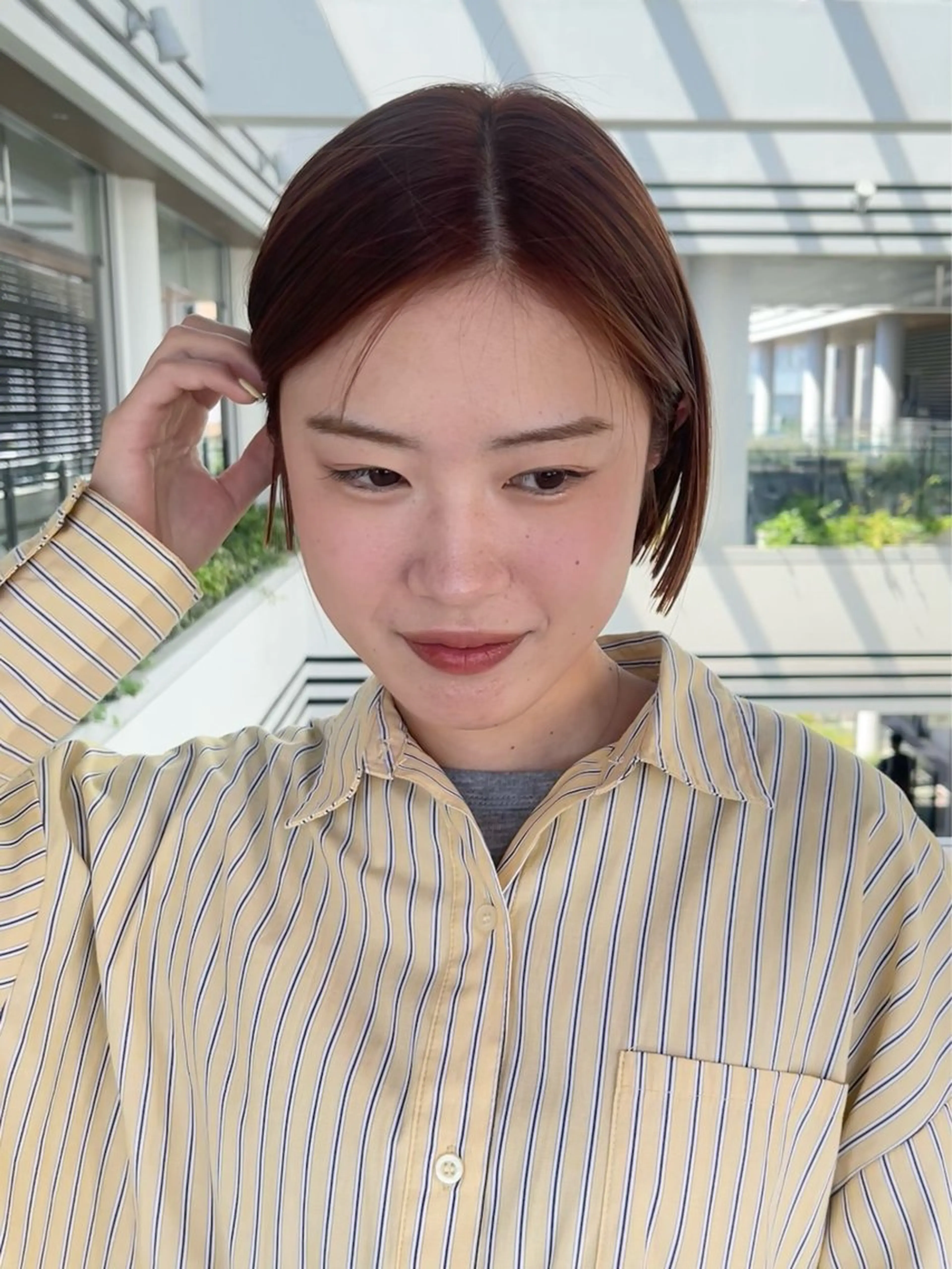 ショート カット ヘアカラー トリートメント 園田 渉 ◤SHIKIO◢のヘアスタイル