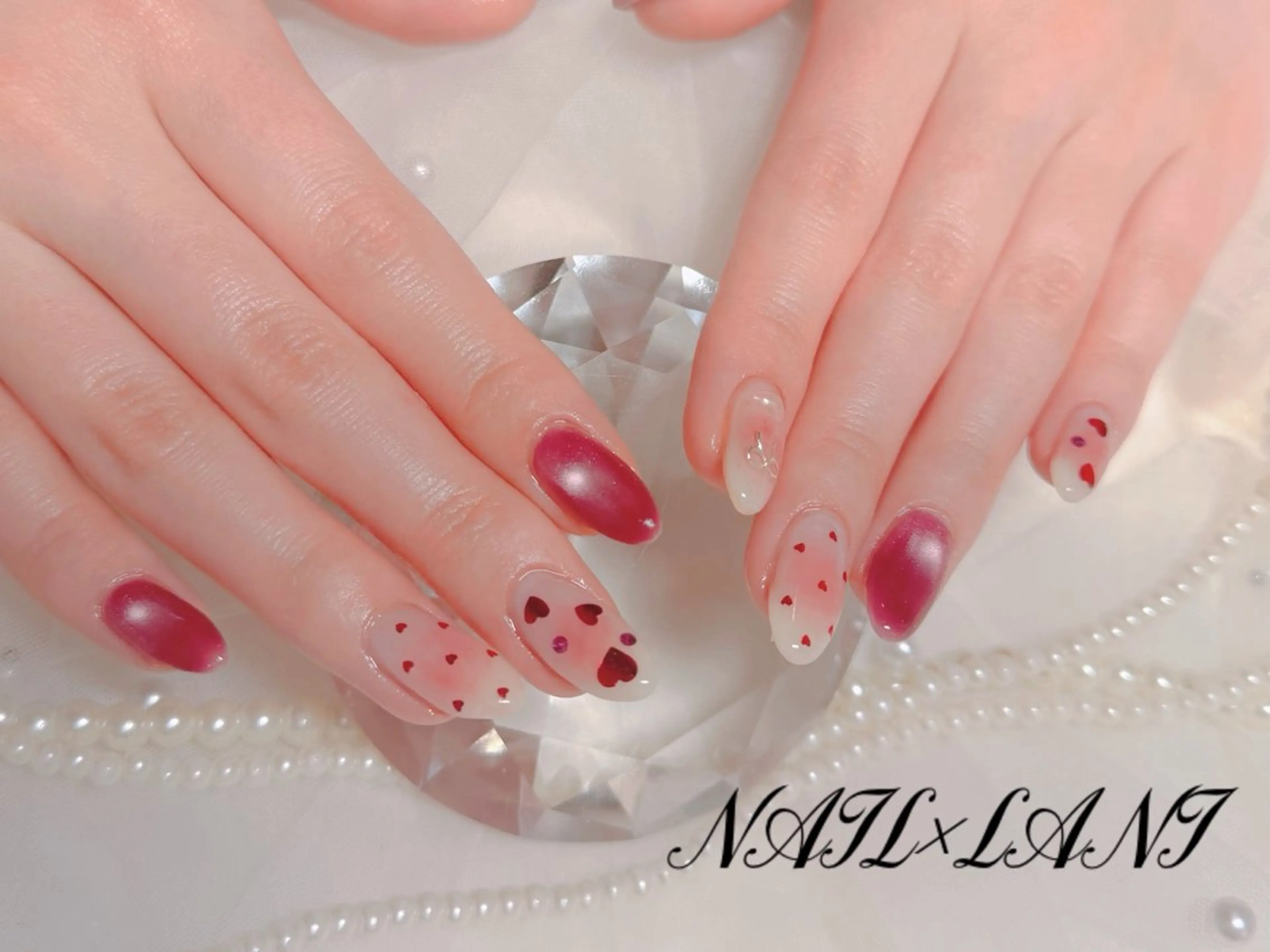 大人気♡オフ込み『🎀ふんわり♡チークネイル🎀』の写真