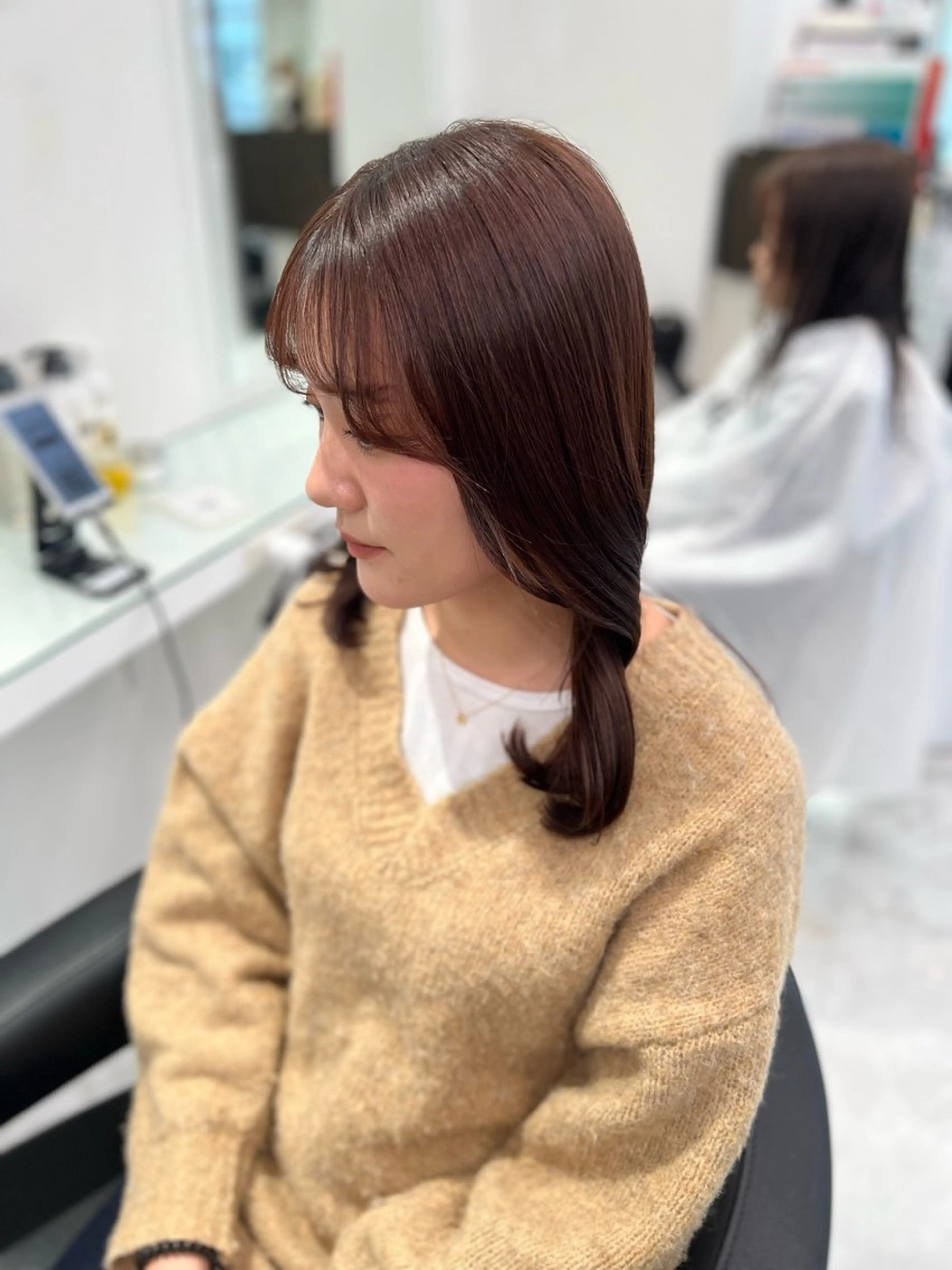 カラー カット 縮毛矯正 トリートメント ヘッドスパ ヘアセット ブリーチなし透明感 💗RYOTAのヘアスタイル
