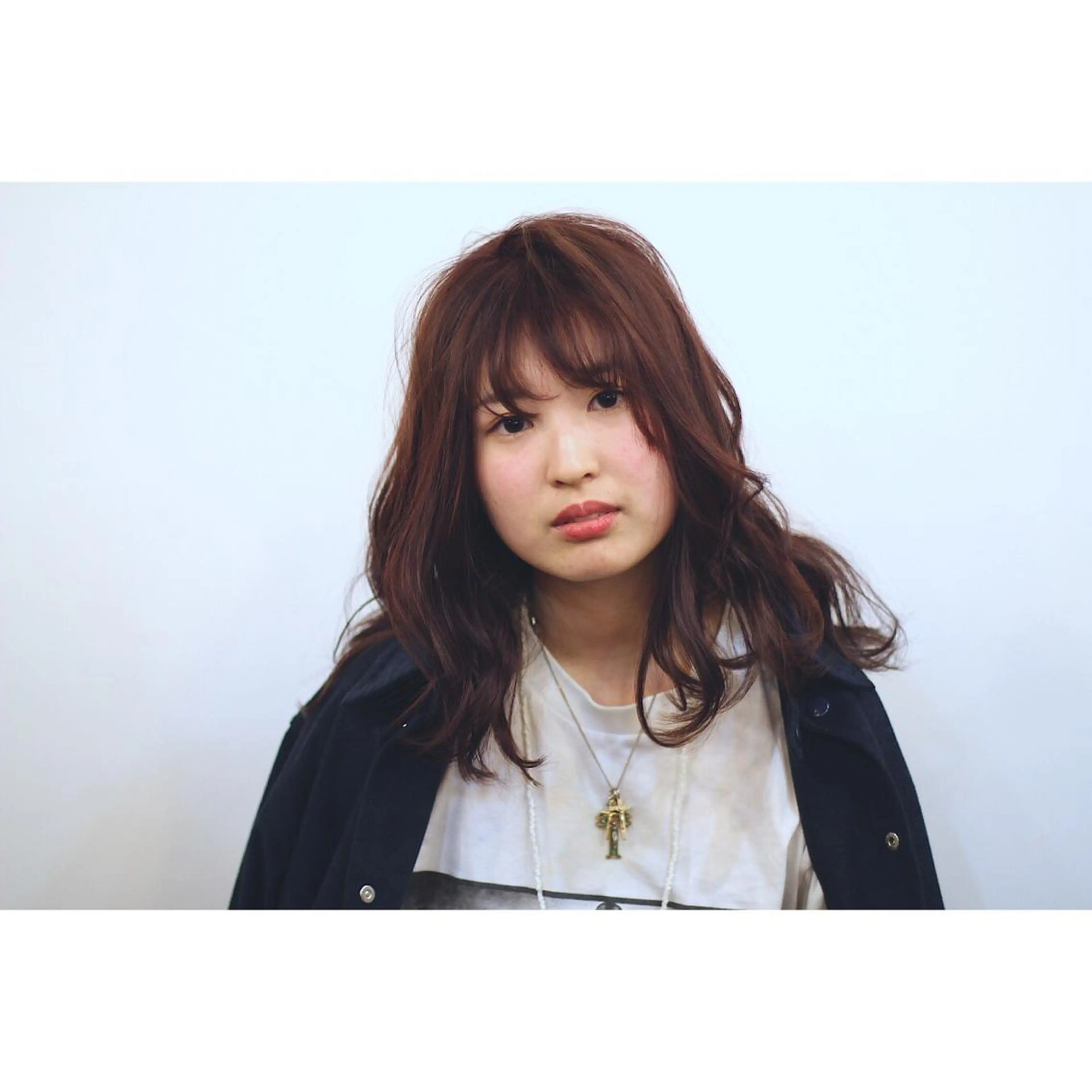 ロング カラー パーマ ロング うざバング toi【トワ】所属・安達 俊亮のヘアスタイル