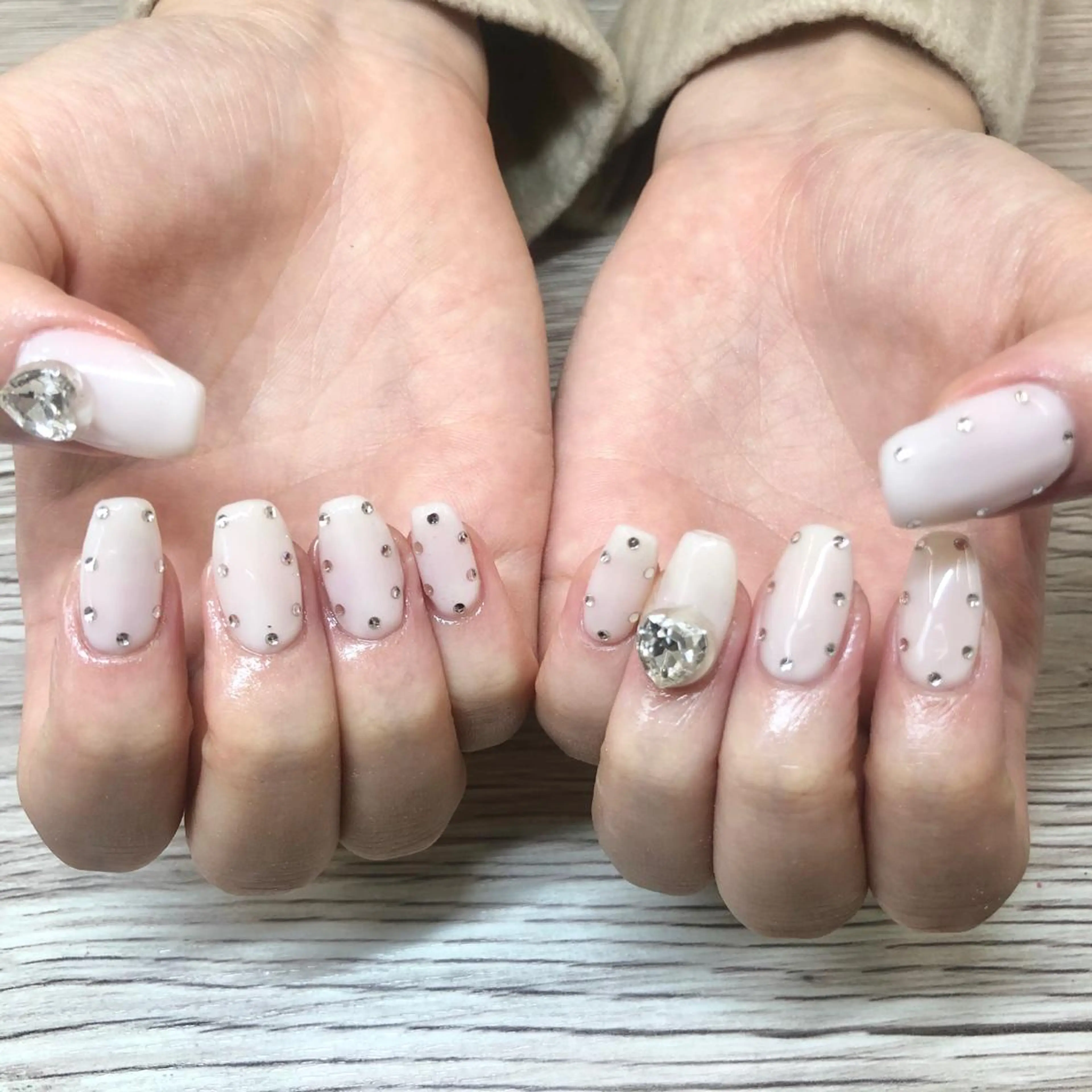 ネイル キラキラネイル ハンドネイル 🎀AYAKO 🎀中韓ネイルのネイルデザイン