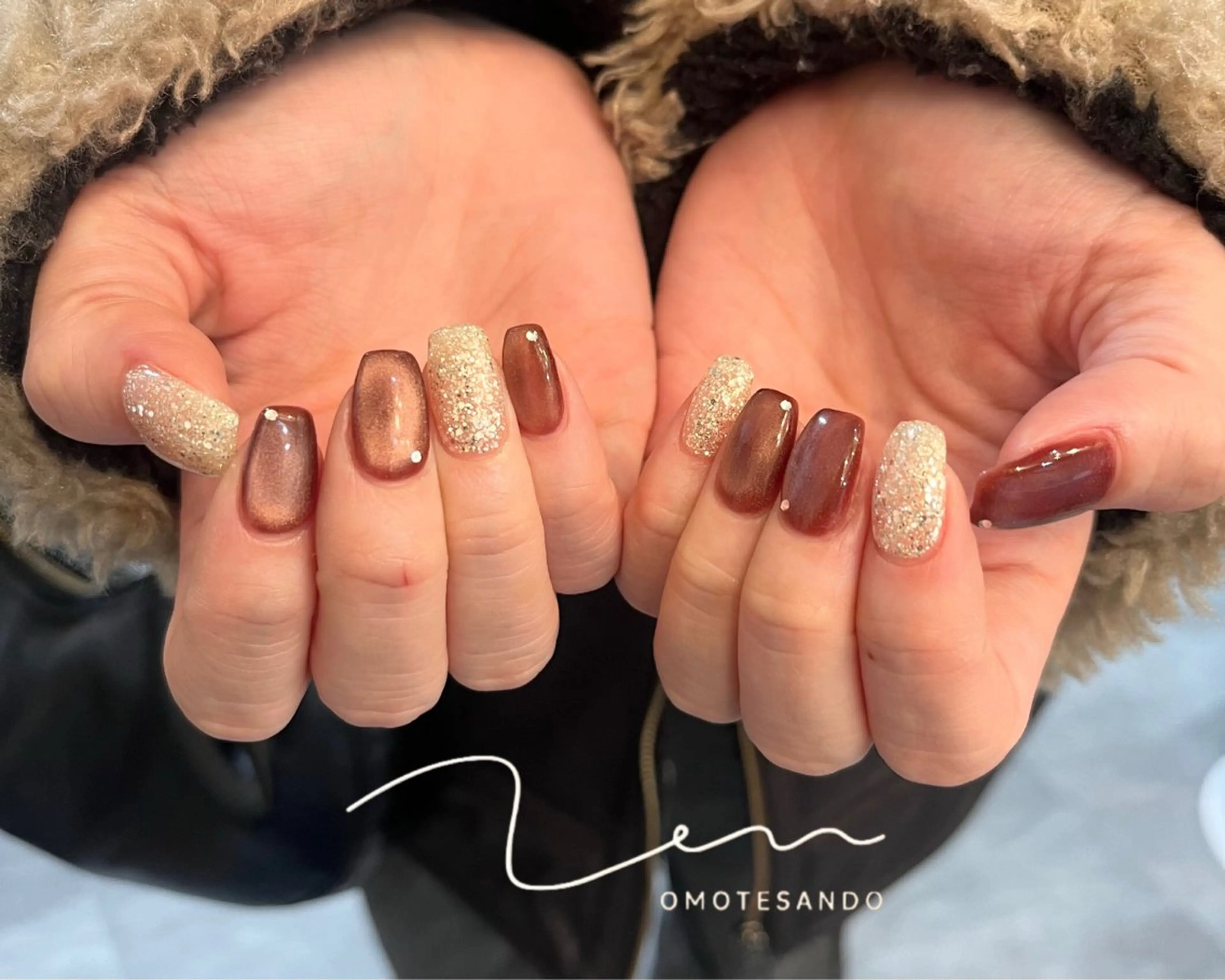 ミディアム ハンドネイル . azusaのネイルデザイン