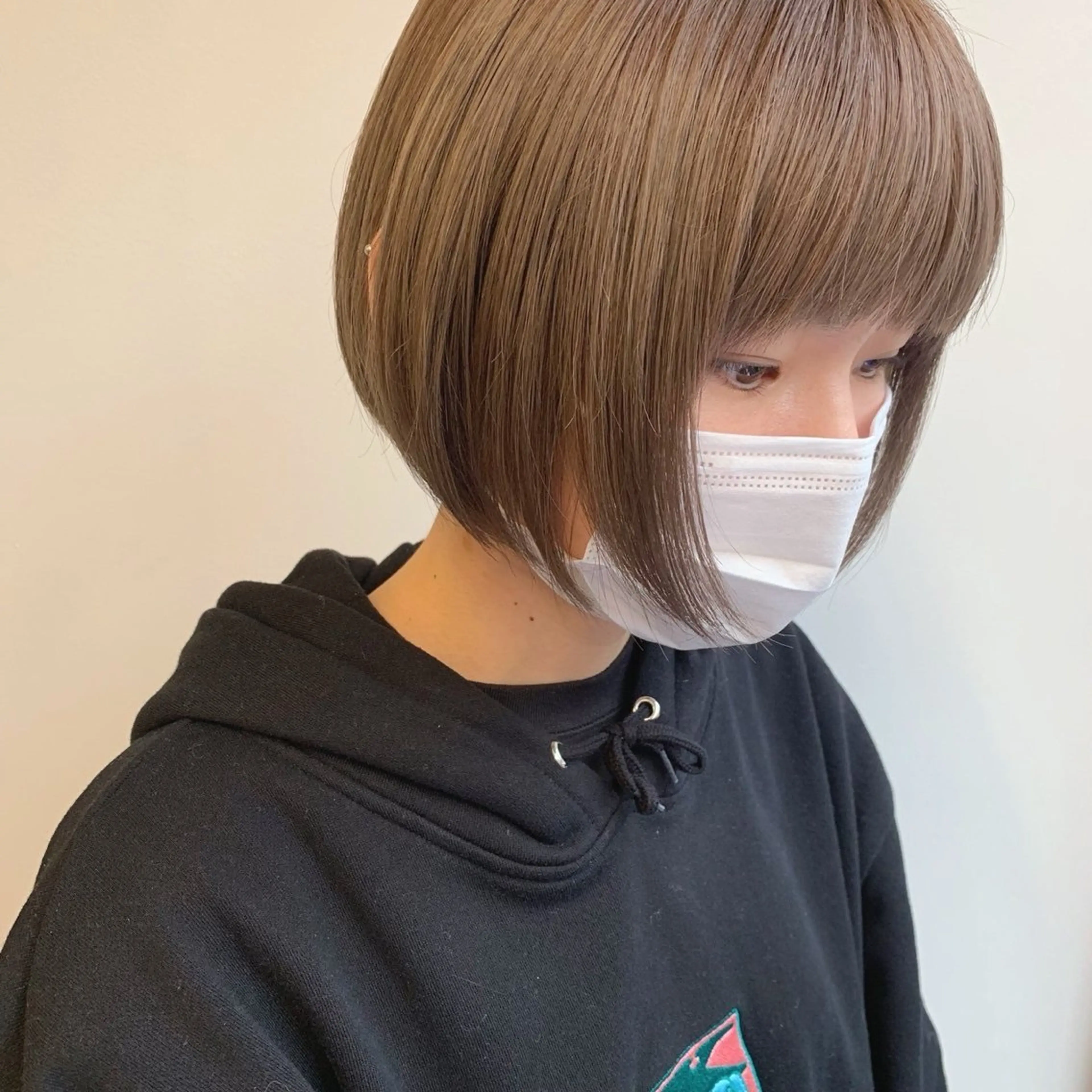 ショート 土田かほ/本日🈳 透明感カラー🍃のヘアスタイル