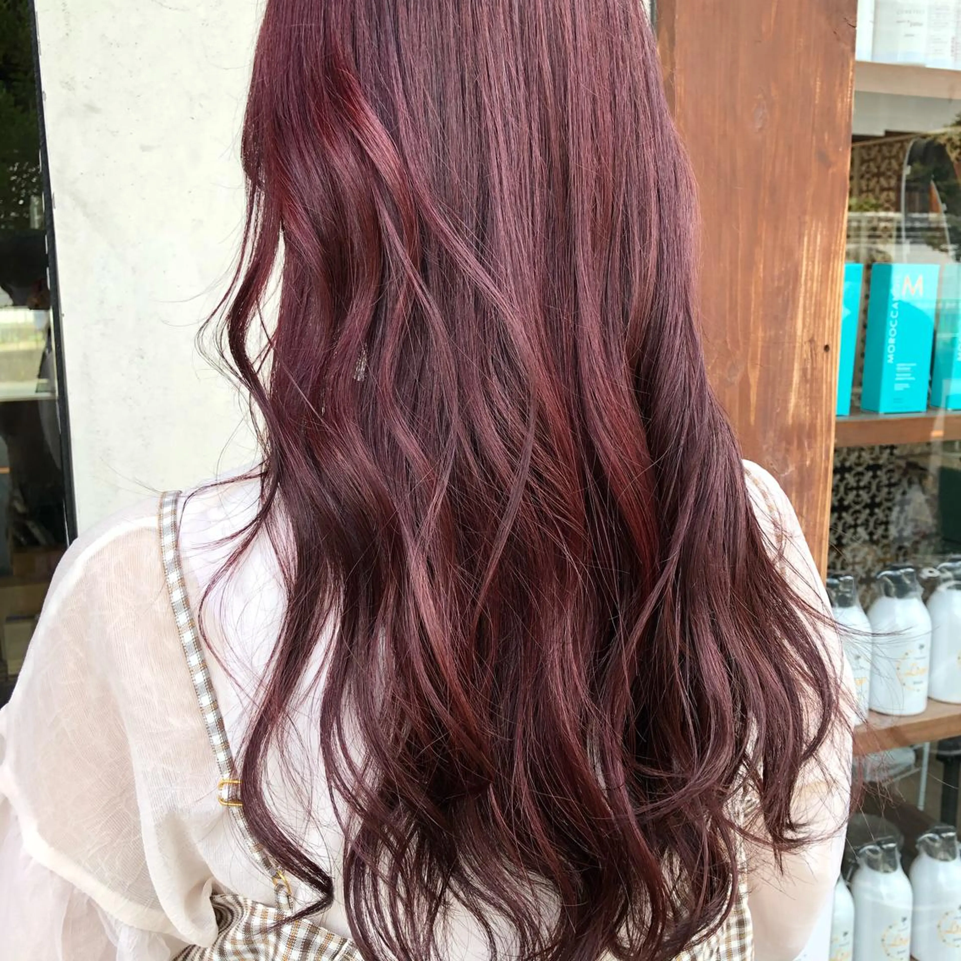 ロング カラー ピンクカラー ローズカラー しゅうさん🍝 麻田秀太郎のヘアスタイル