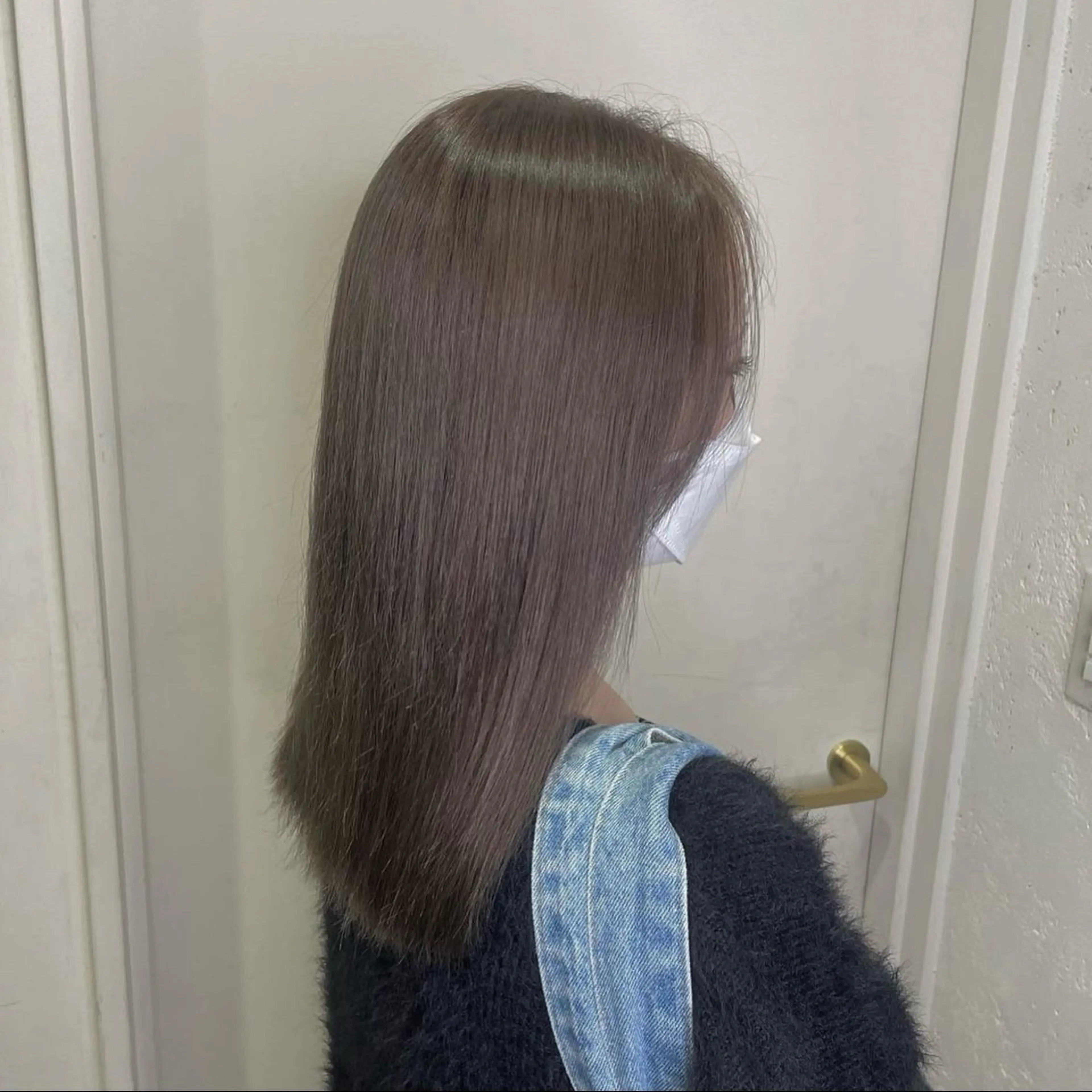 カラー 透明感カラー グレージュ ヘアカラー 縮毛矯正ヘアアレンジ 🌸三輪知優🌸のヘアスタイル