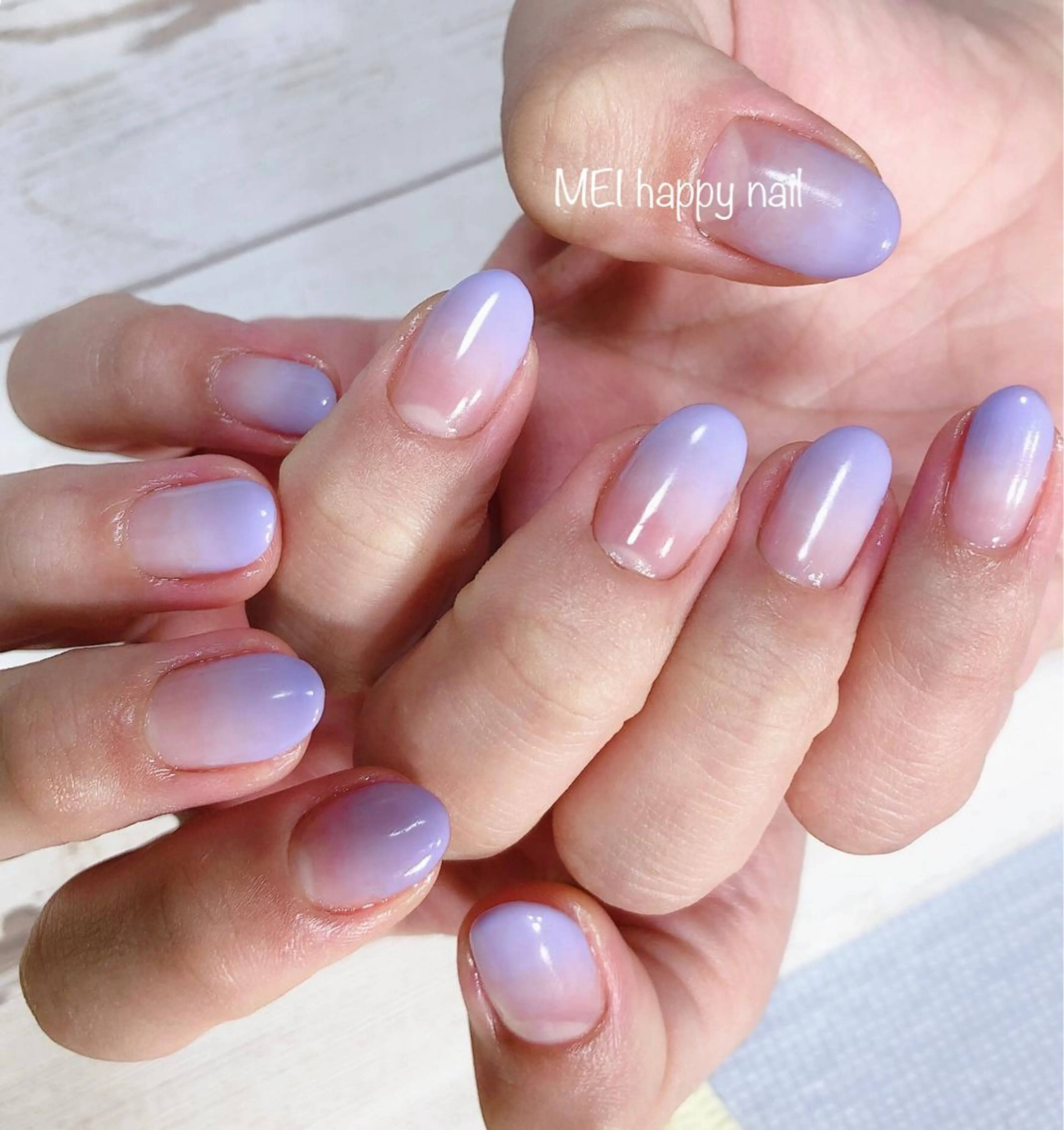 ネイル 北浦和 自爪育成ケアのネイルデザイン