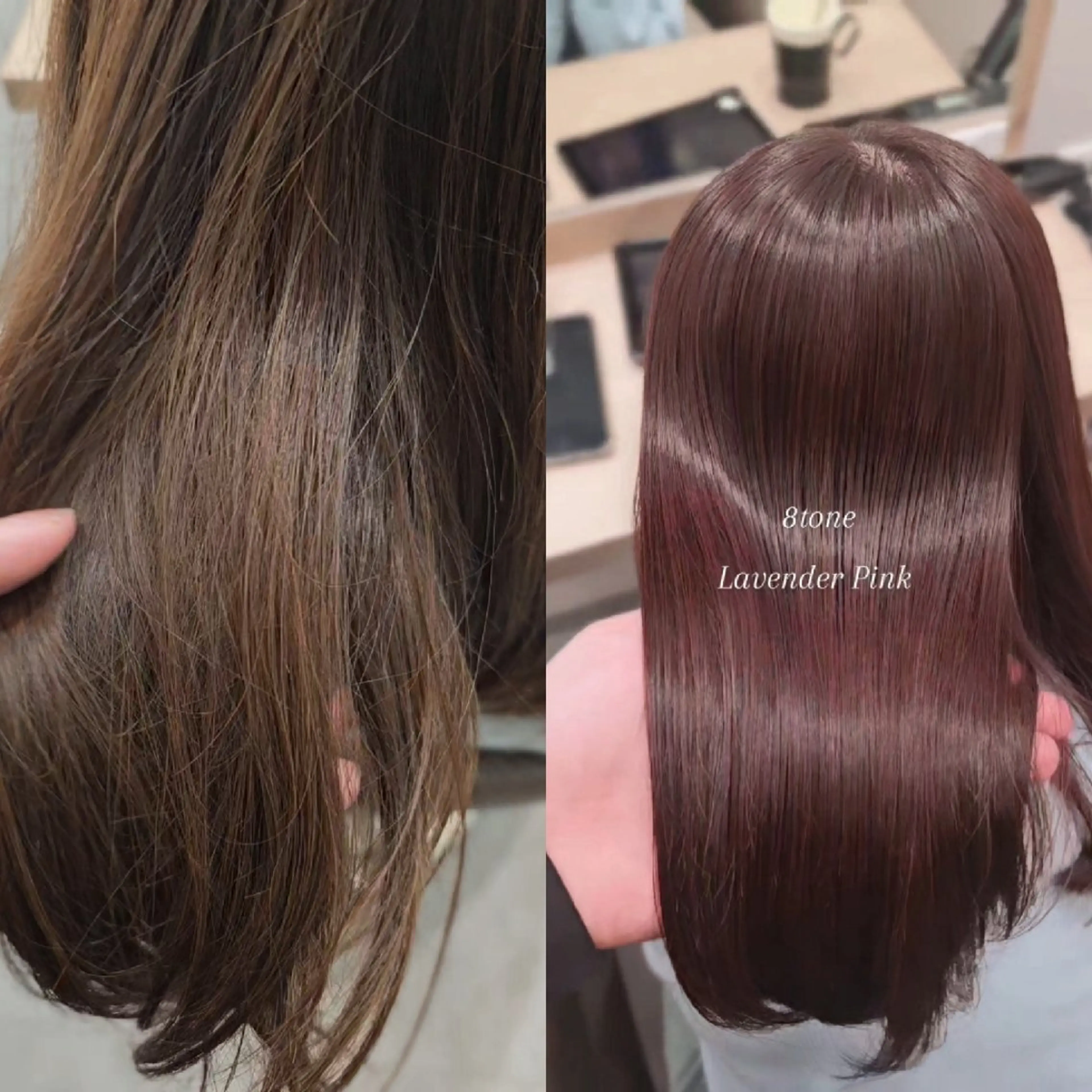 ミディアム カラー カット ヘアカラー トリートメント サロウィン　神戸三宮店所属・三宮No.1ブリーチ 無しカラー/杉山太貴のヘアスタイル