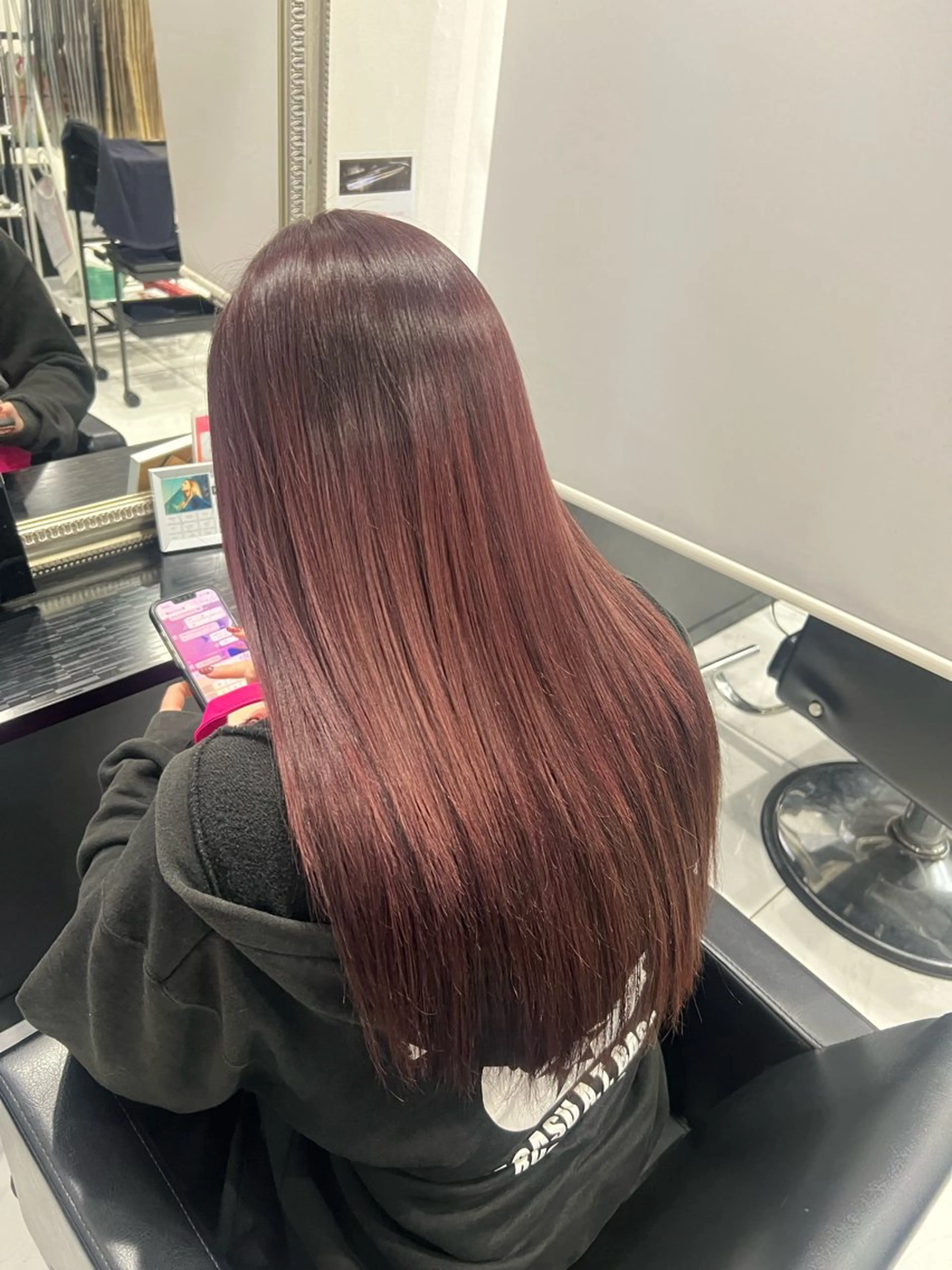 ロング カラー プルエクステ ハイライトカラー エクステ ハイライト ヘアカラー トリートメント エクステ YUDU🍊 germe/ジェルムのヘアスタイル