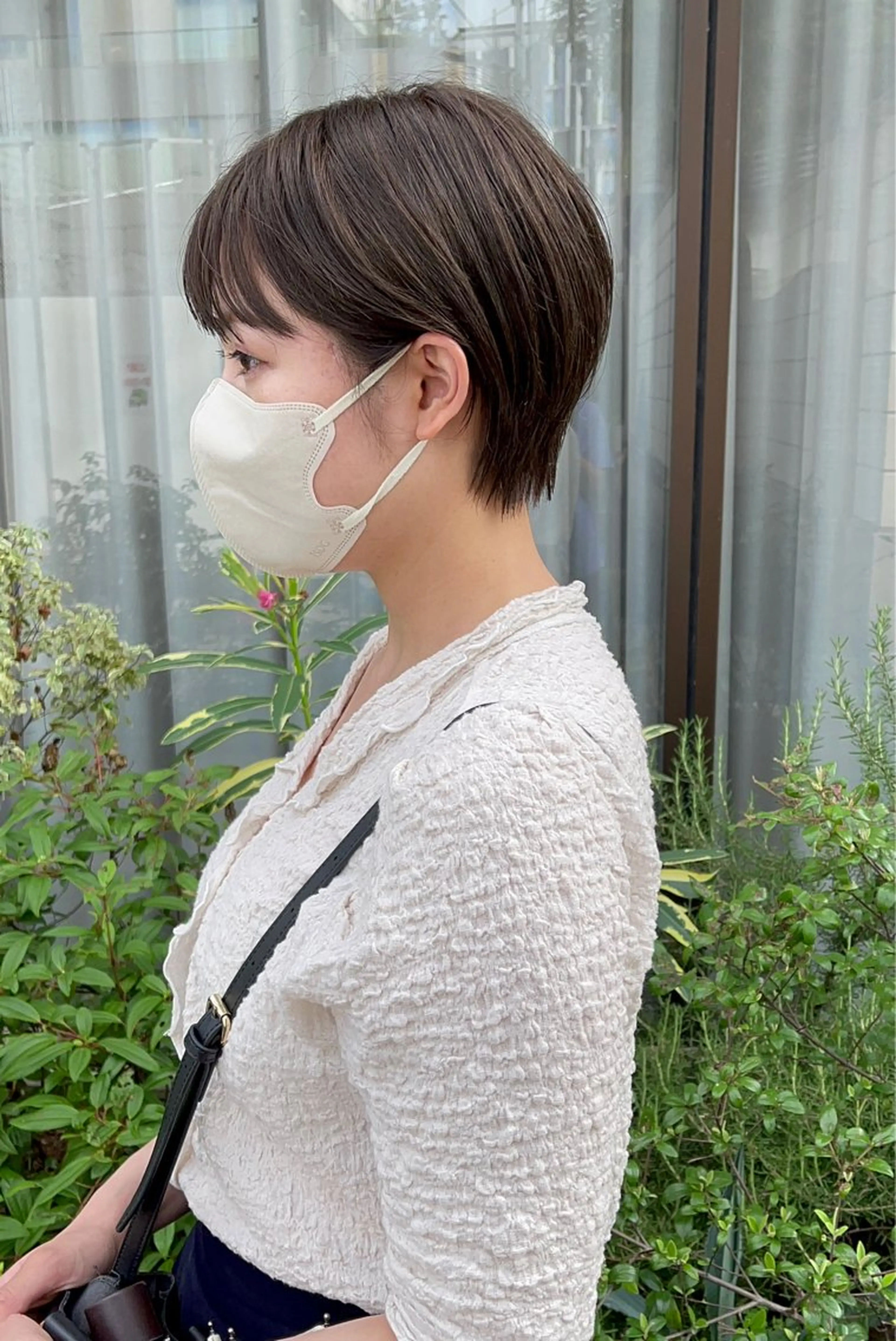 ショート カラー 似合わせカット ショートヘア カット トリートメント mee.urawa所属・似合わせショート×透 明感/やじまたかしのヘアスタイル