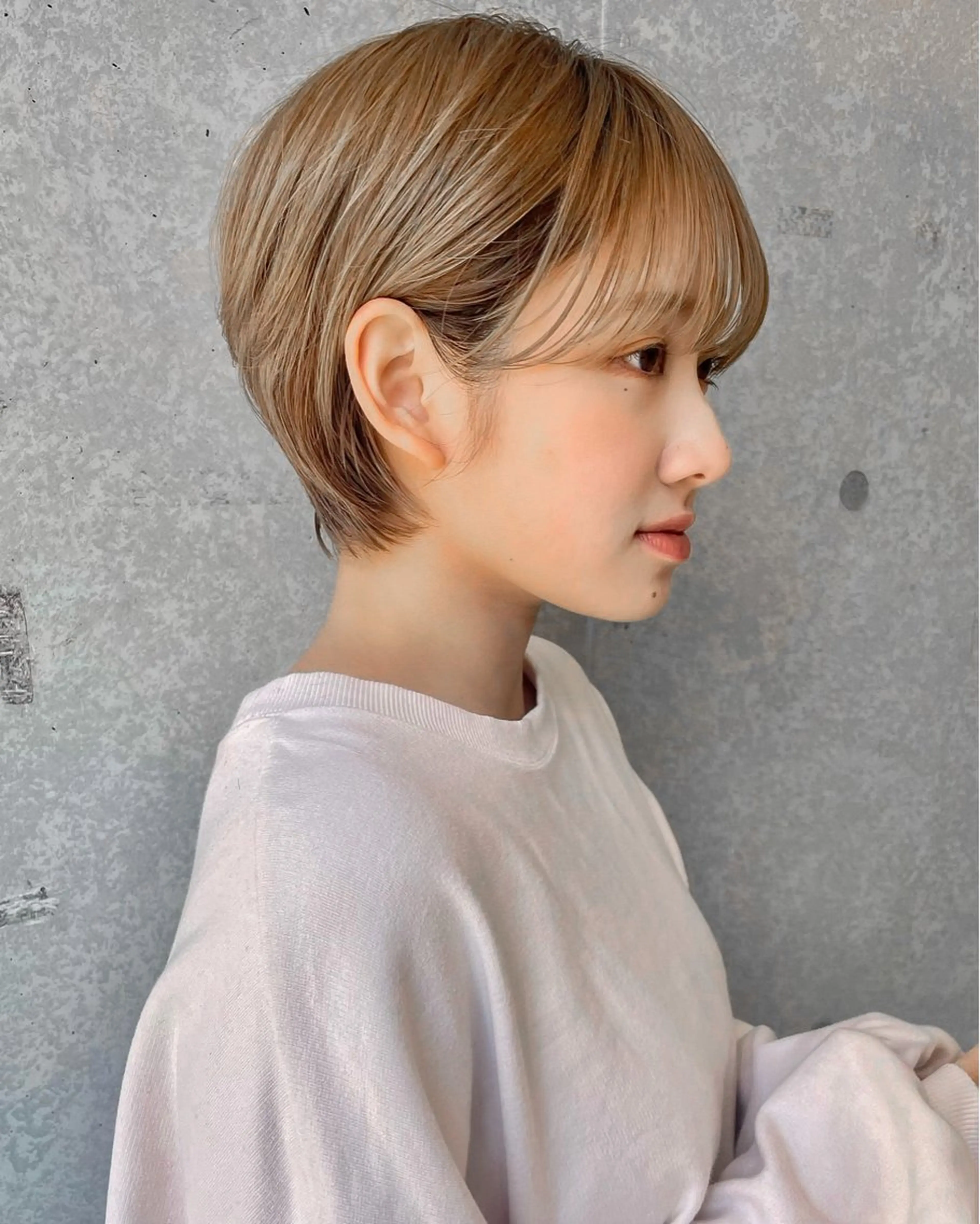 ショート レイヤー/韓国/ 顔周り/しんやのヘアスタイル