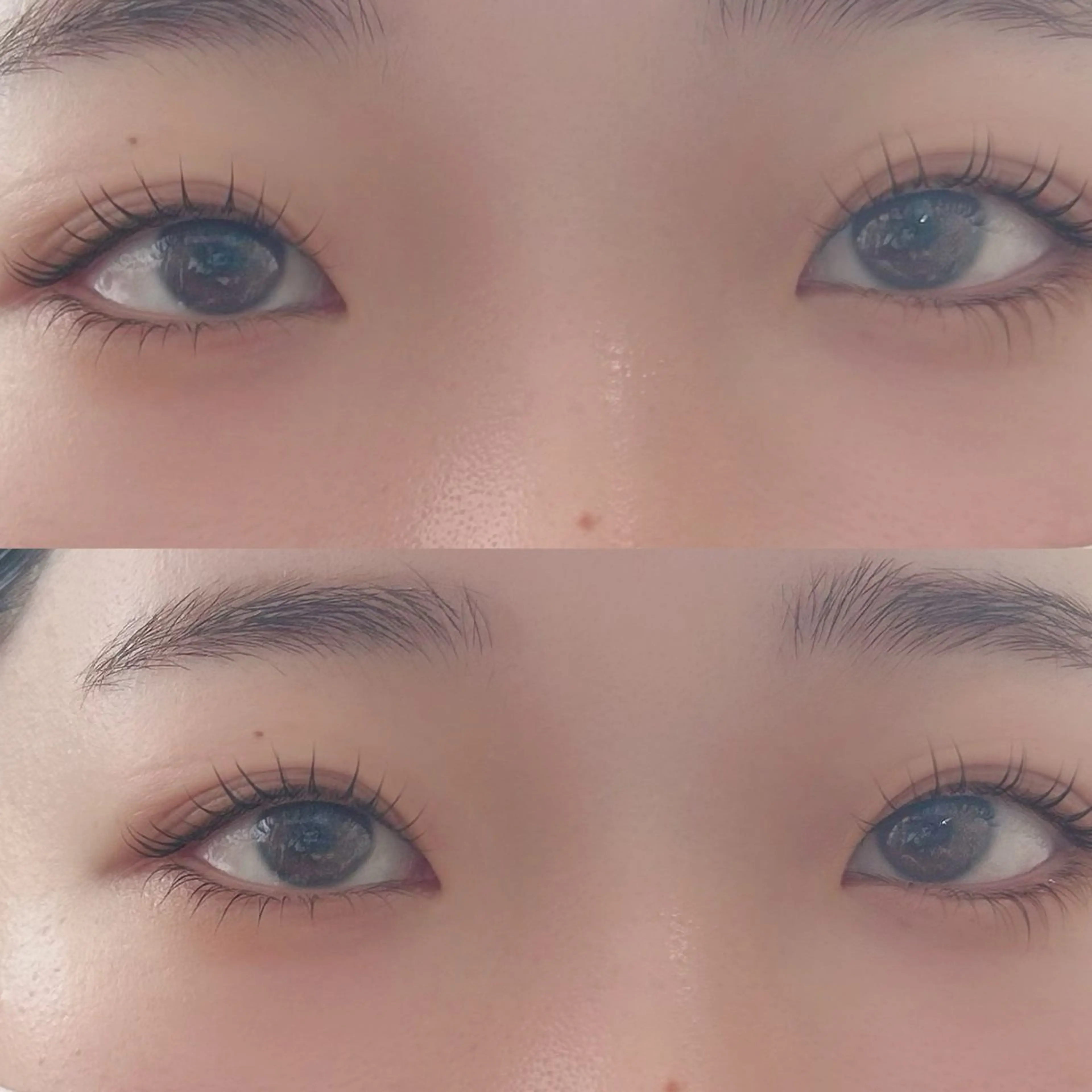 夏の暑さ対策！上下ラッシュリフトで常にカールキープ♡  ＋500円でマスカラパーマに変更可能🙆‍♀️※上のみの写真