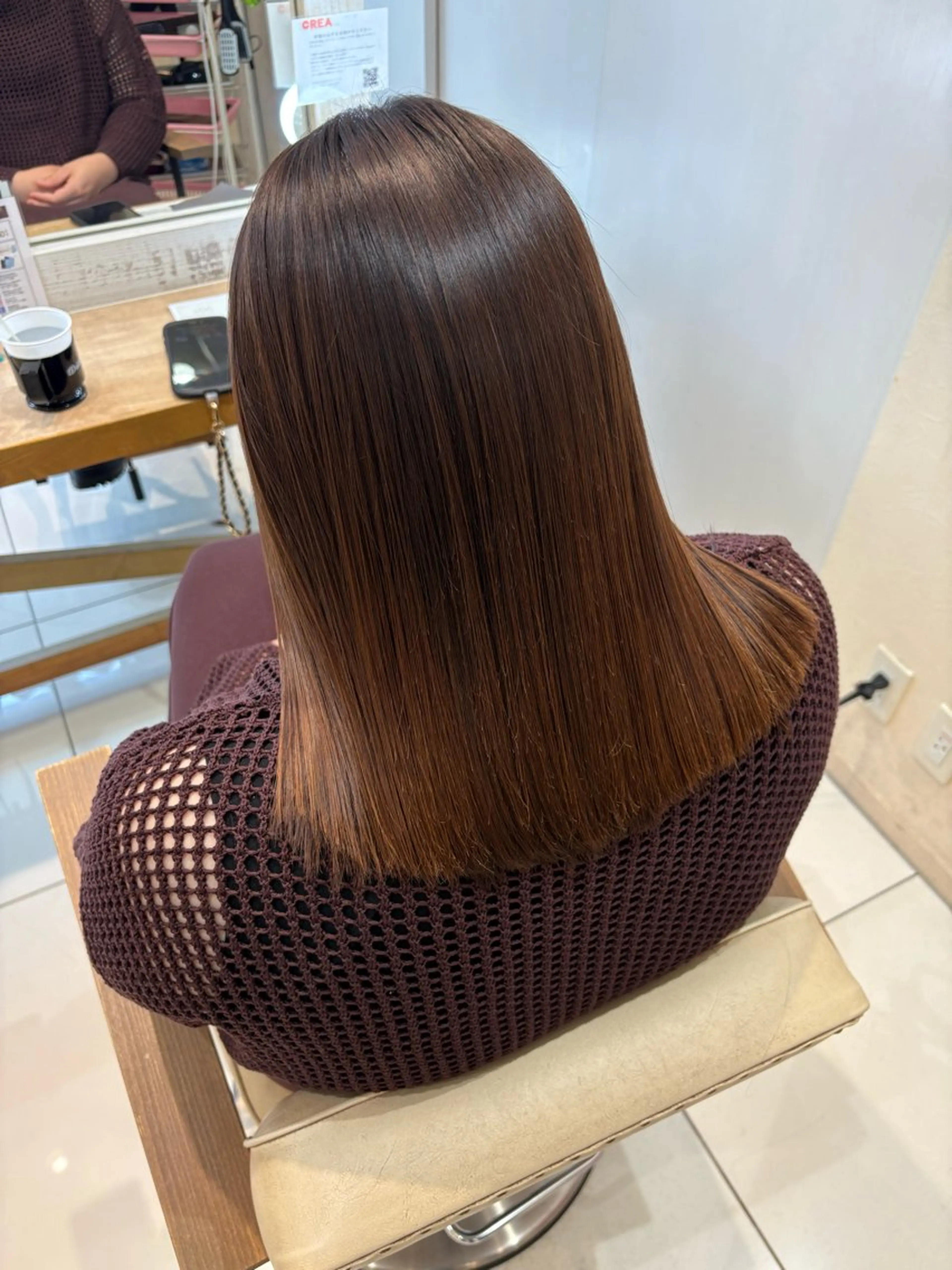 セミロング カラー トリートメント 垢抜けヘア/メンズシ ョート/パーマ特化のヘアスタイル