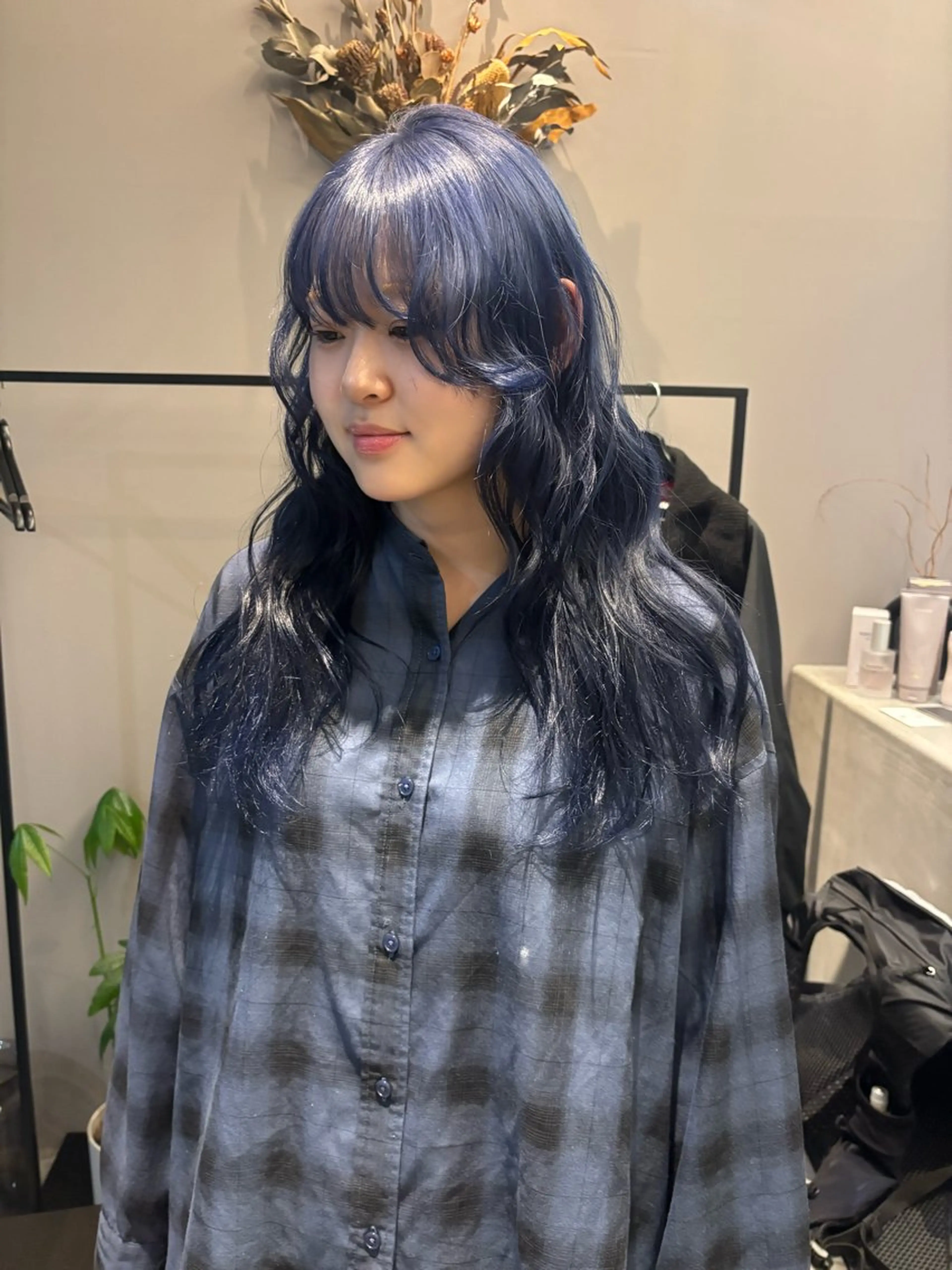 ロング カラー ブルーカラー ブルーラベンダー ラベンダーカラー ヘアカラー niil所属・miyu /niilのヘアスタイル