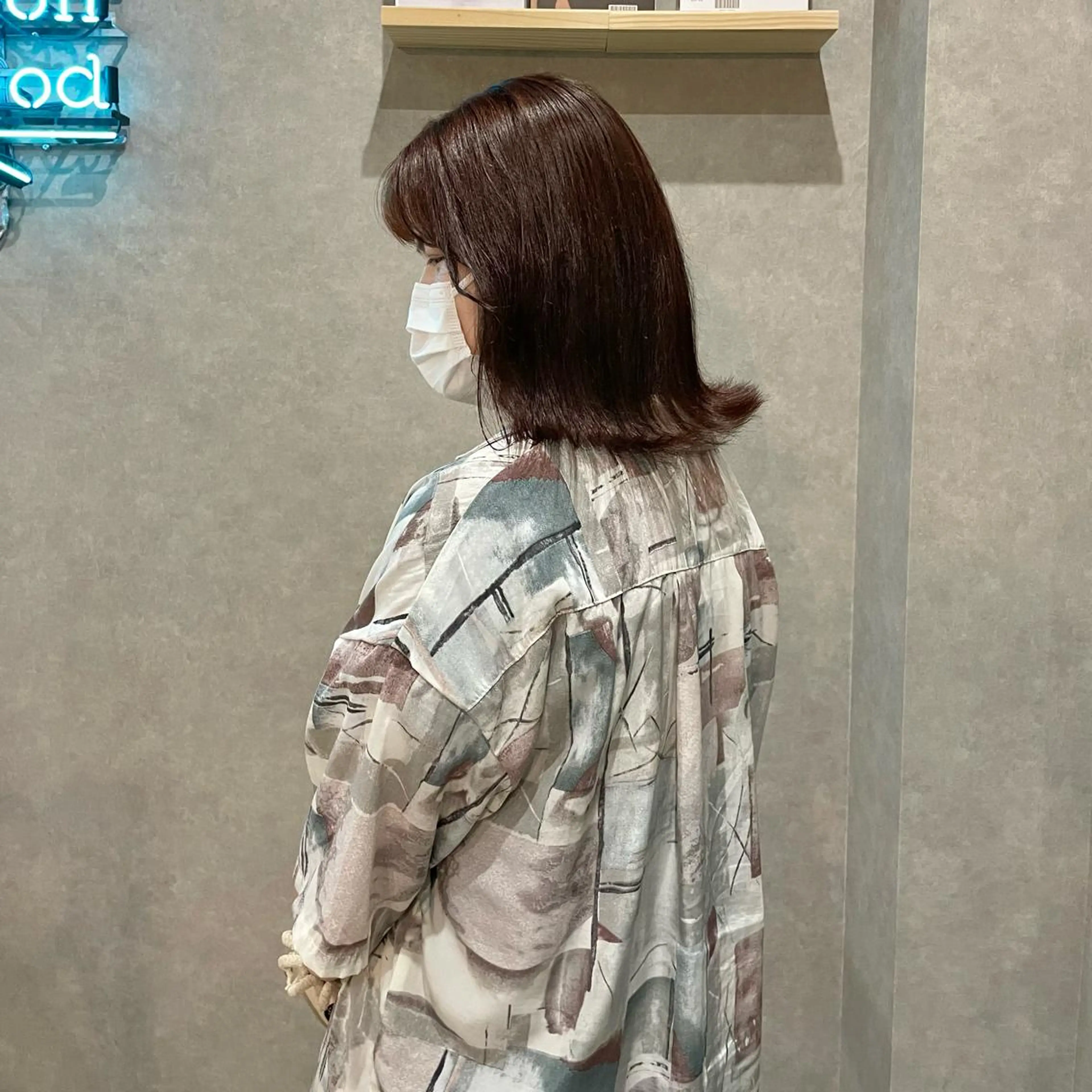 ミディアム カラー はちすか るかのヘアスタイル