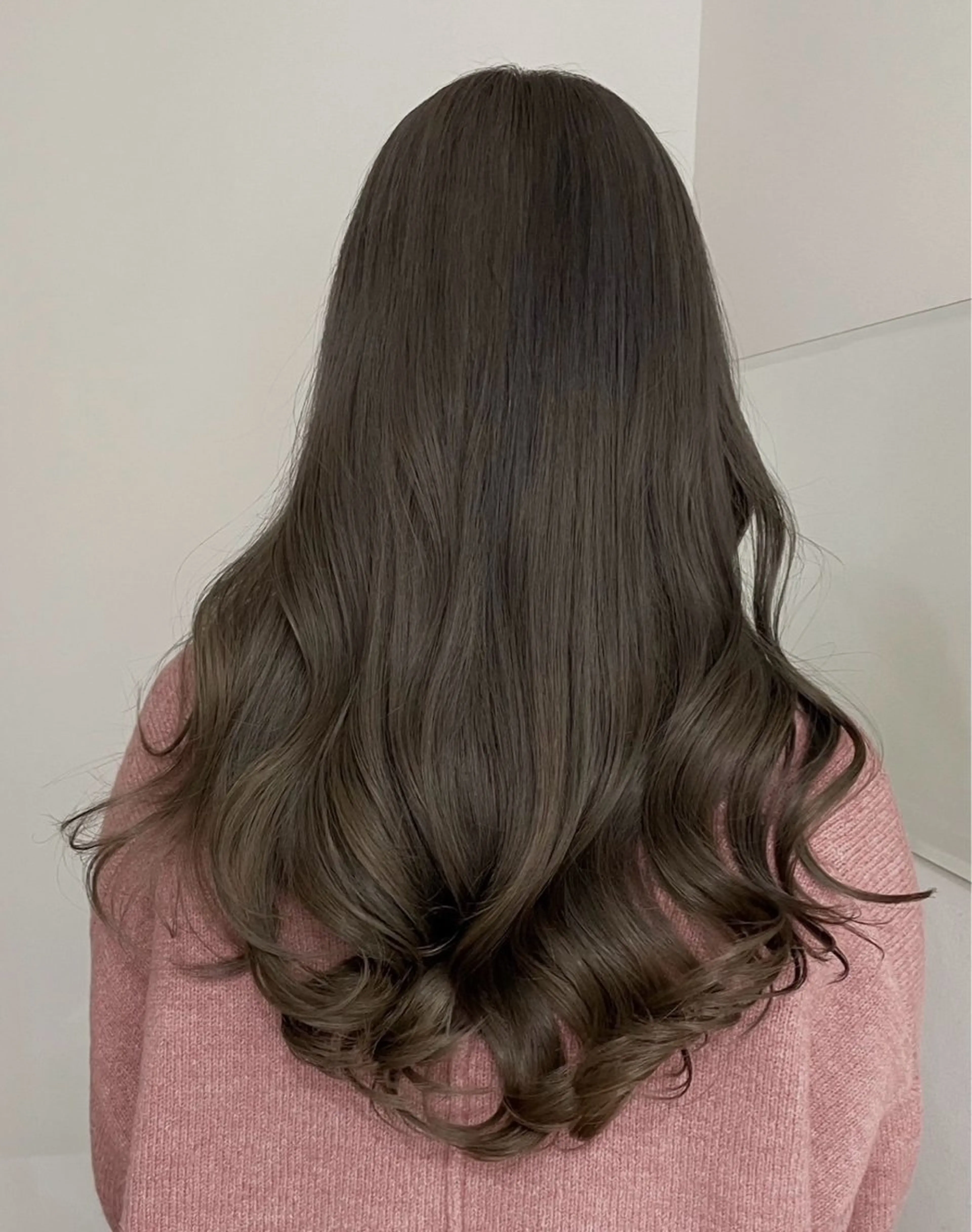 ロング カラー ヘアカラー トリートメント ヘアセット グレージュ/ベージュ /経堂/sana🌱のヘアスタイル