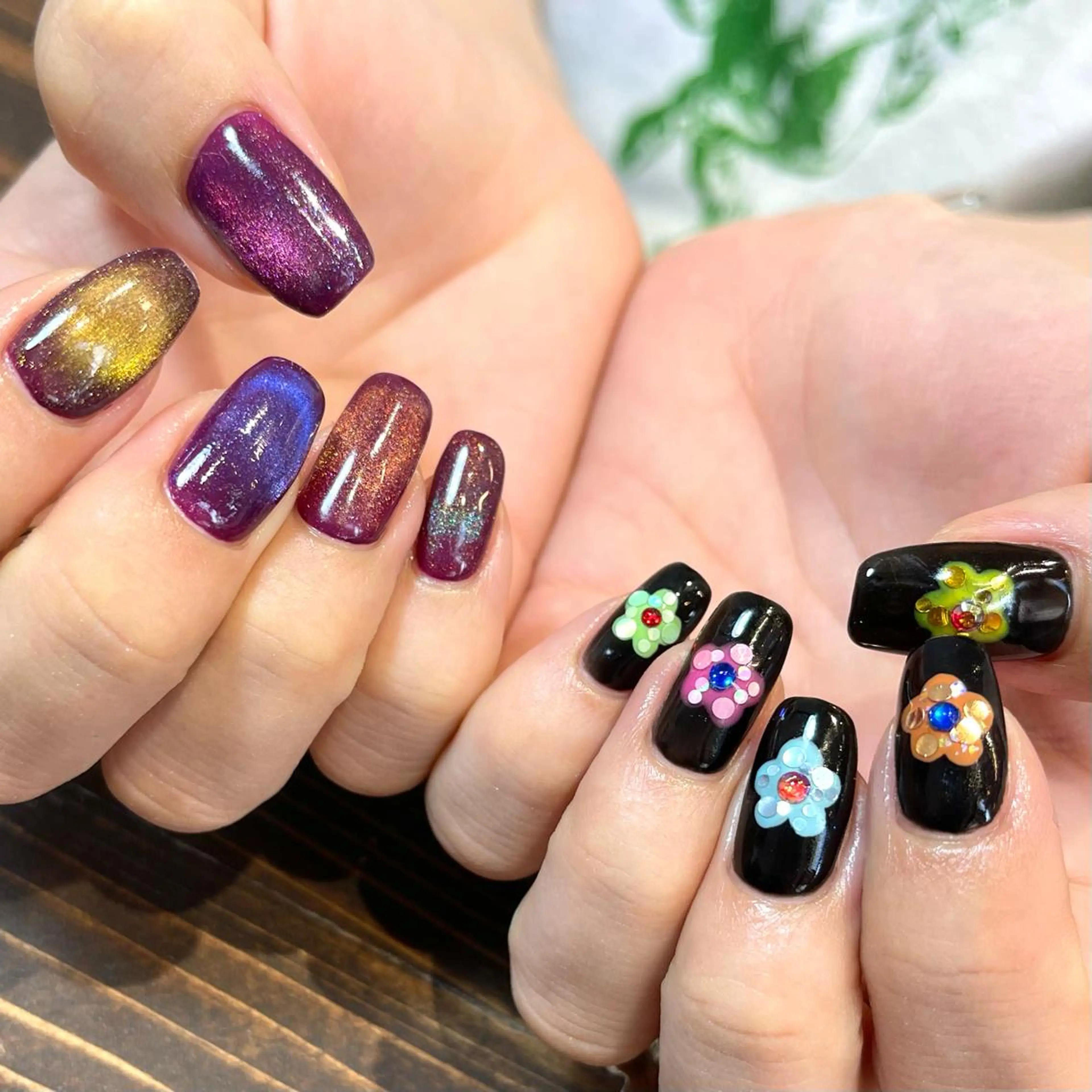 ネイル アートネイル ジェルネイル ニュアンスネイル オフィスネイル シンプルネイル ハンドネイル kinjo yuaのネイルデザイン