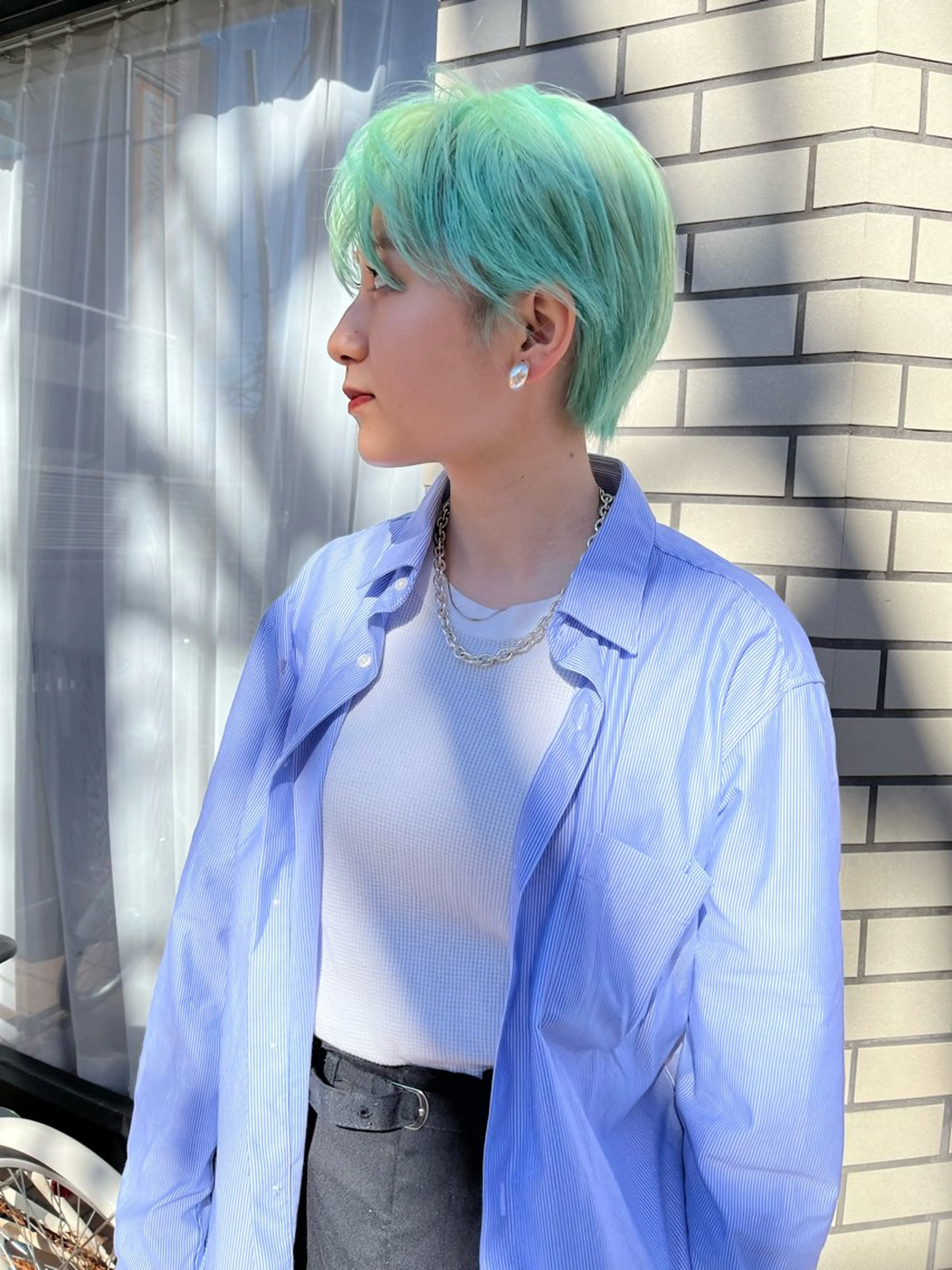 ショート カラー ダブルカラー 大林 エリコのヘアスタイル