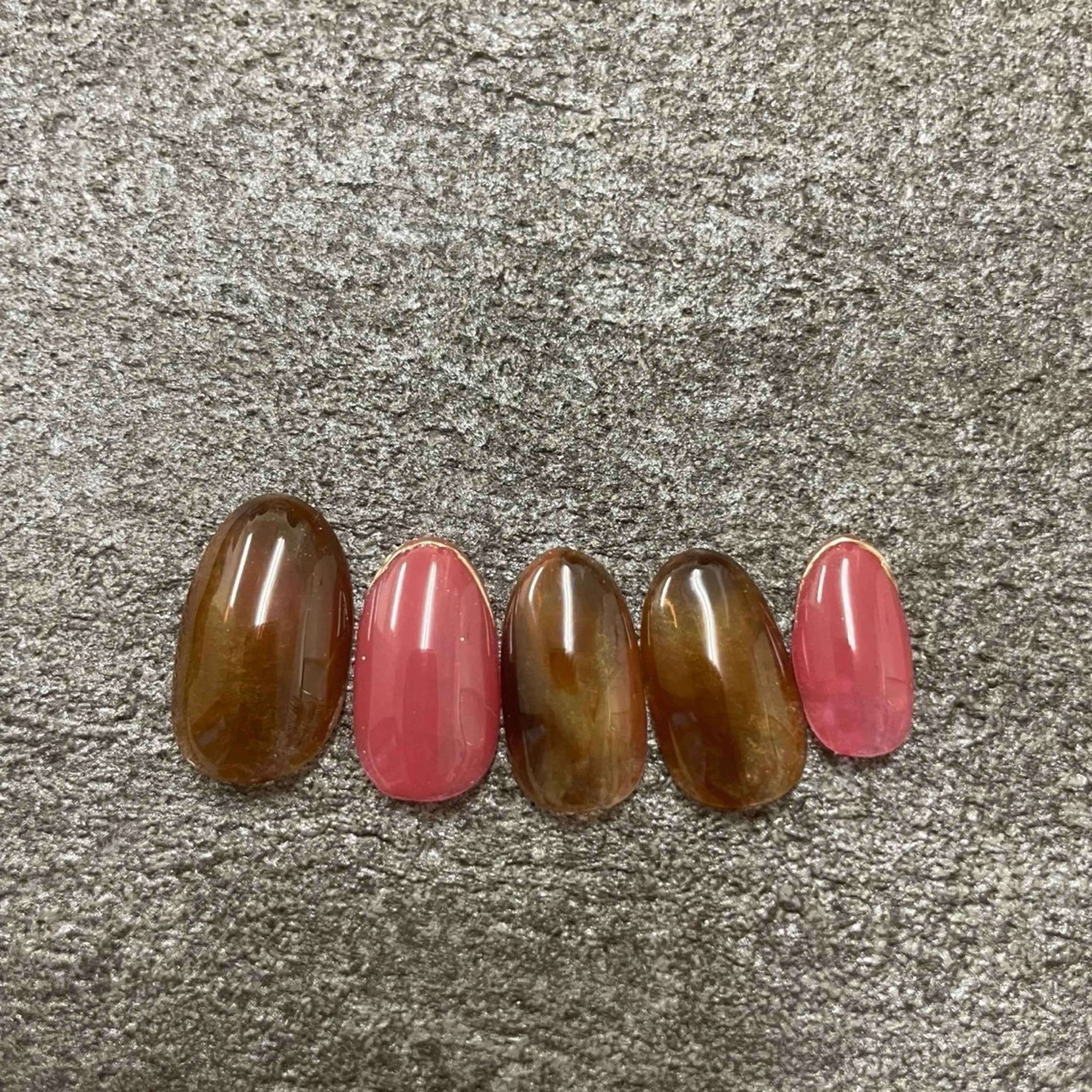 ネイル ⭐︎休業中の練習⭐︎ JNA認定講師髙橋のネイルデザイン