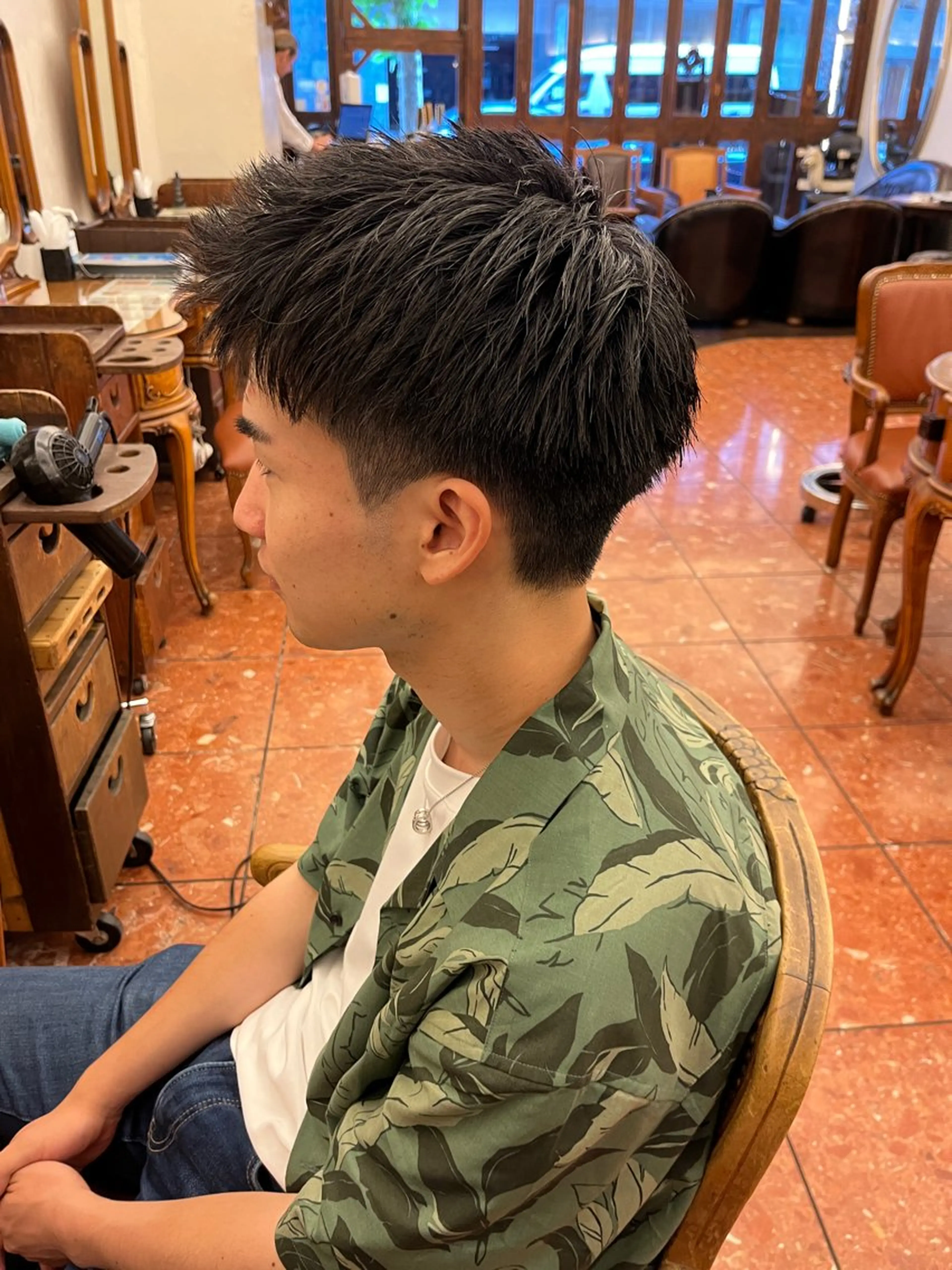 メンズ スパイキーショート カット Y.S.PARK広尾所属・渡邉 陸都のヘアスタイル