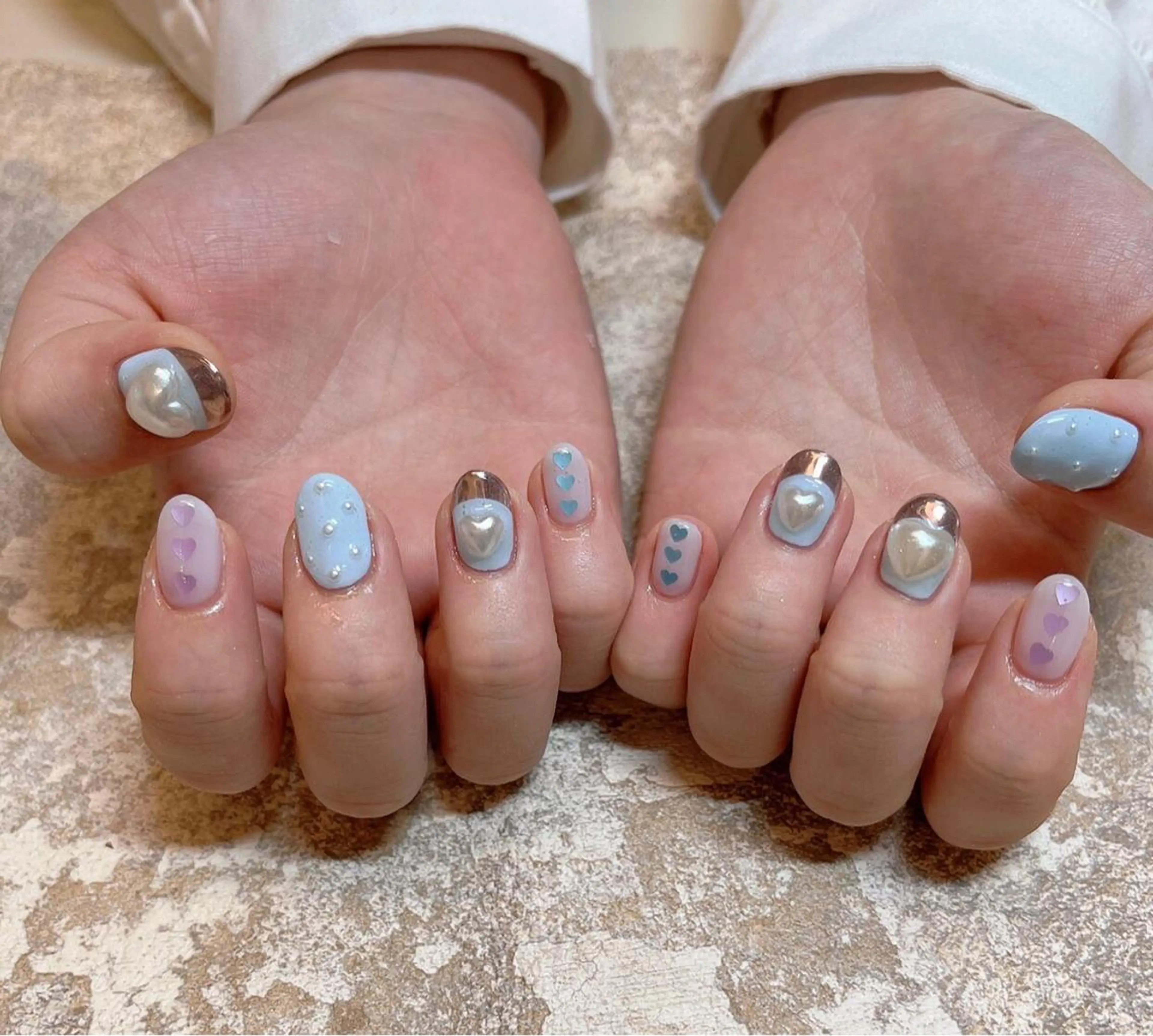 ネイル ハンドネイル LOVE NAIL 💕Sonoのネイルデザイン