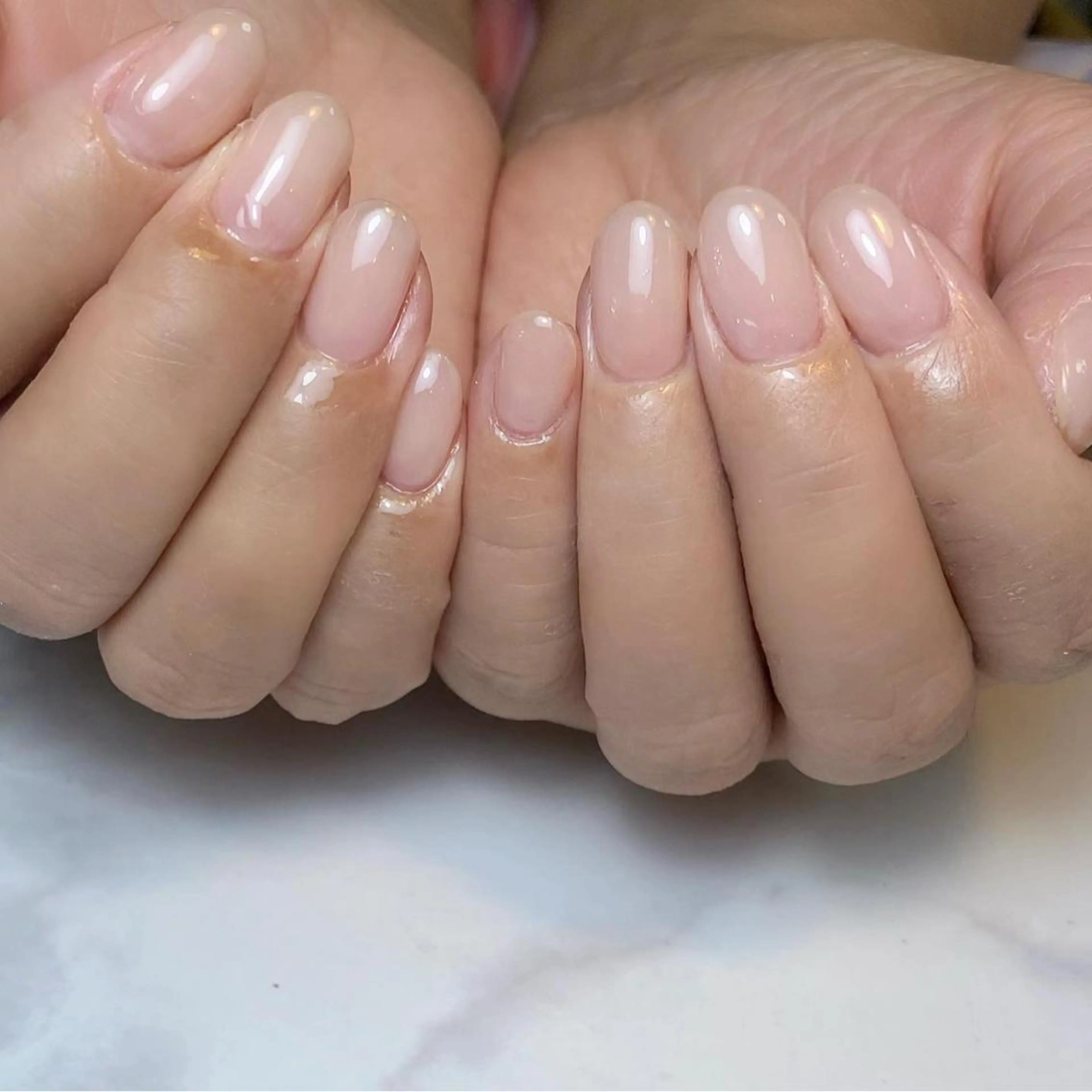 ネイル オフィスネイル ぷっくりネイル ハンドネイル Nail ameria megu所属・ameria meguのネイルデザイン