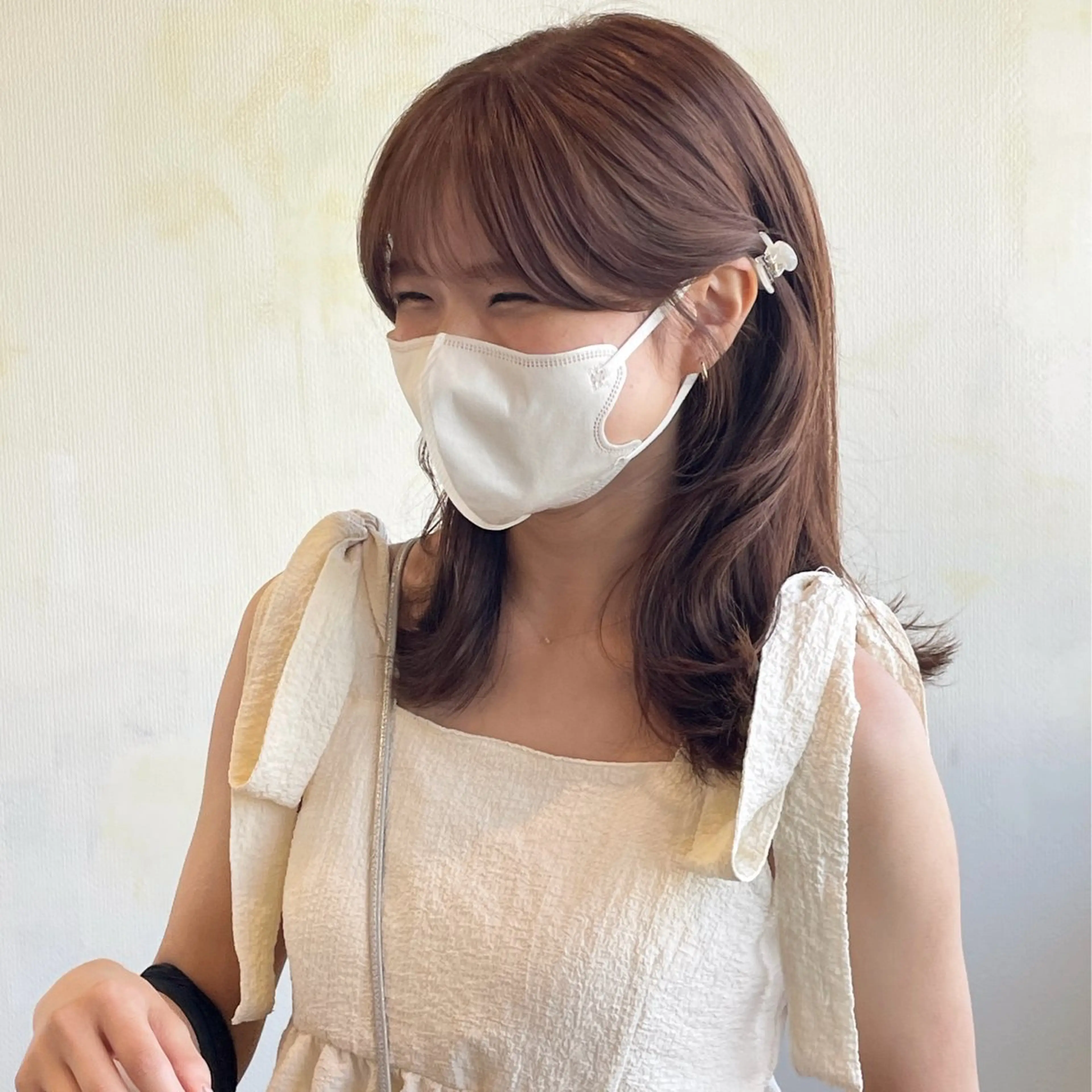 ロング カラー R-5 shonandai所属・🍋透け感カラー🍃 オリーブ🍐Kahoのヘアスタイル