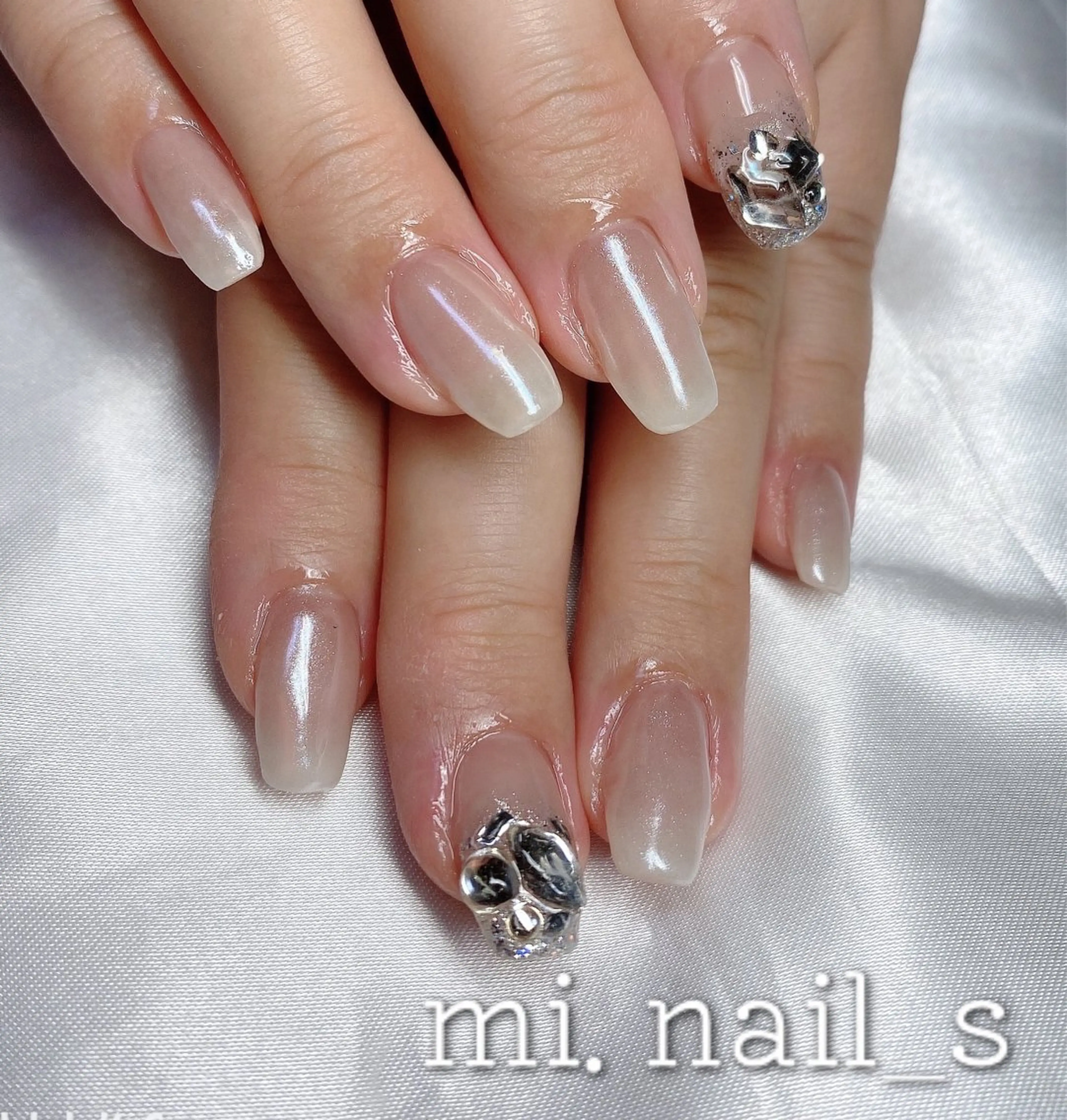 ネイル ミラーネイル ハンドネイル Cocorium_ sasakiのネイルデザイン