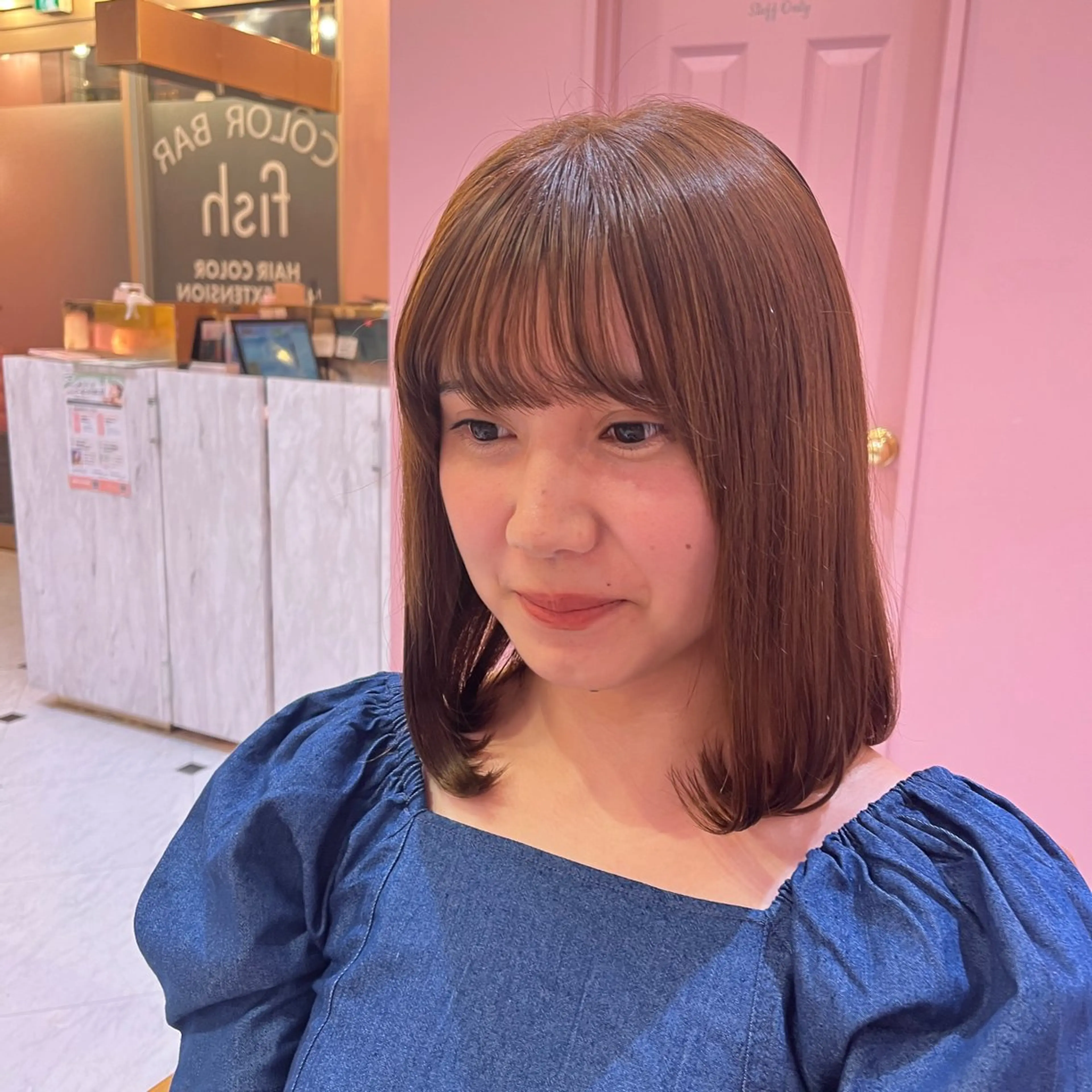 カラー fish所属・横浜/レイヤー/ボブ shiira👼🏻のヘアスタイル