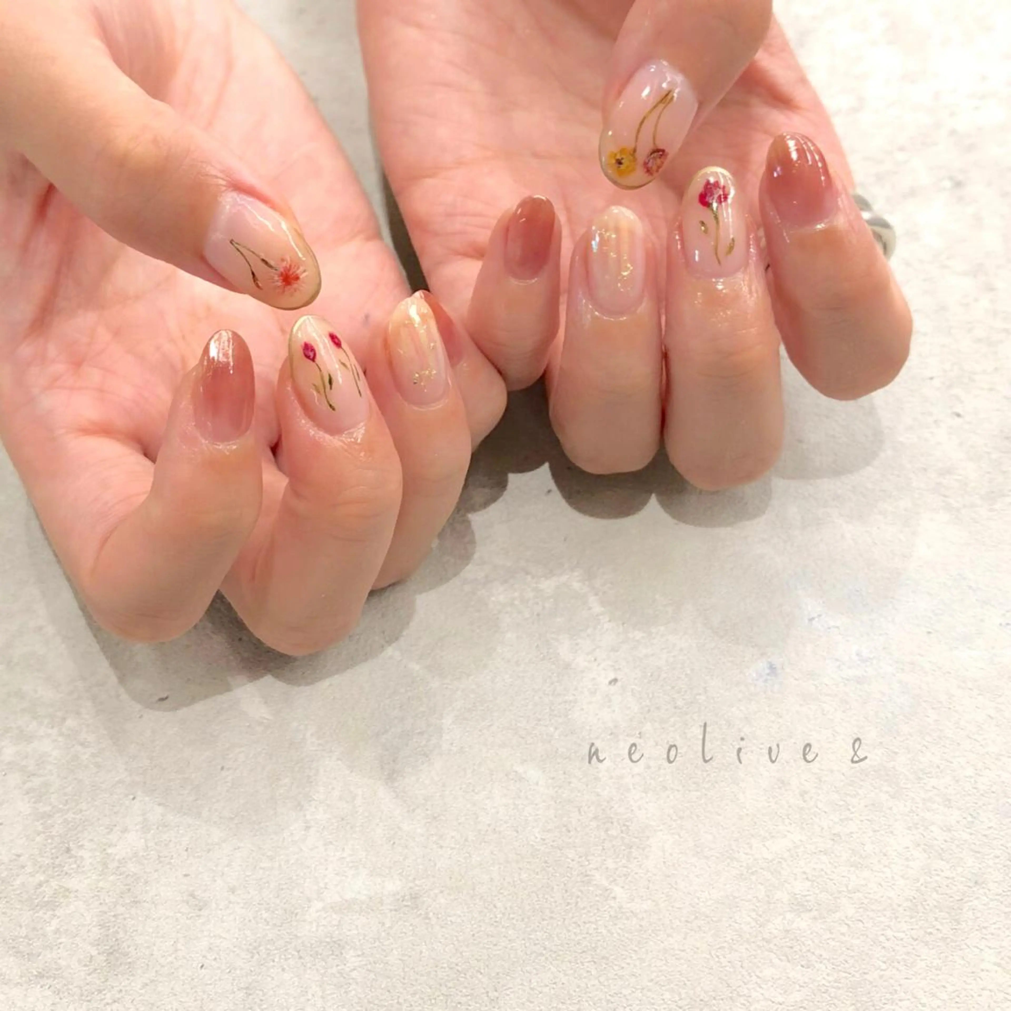 ネイル ハンドネイル Yuriko Omi パラジェル/渋谷のネイルデザイン