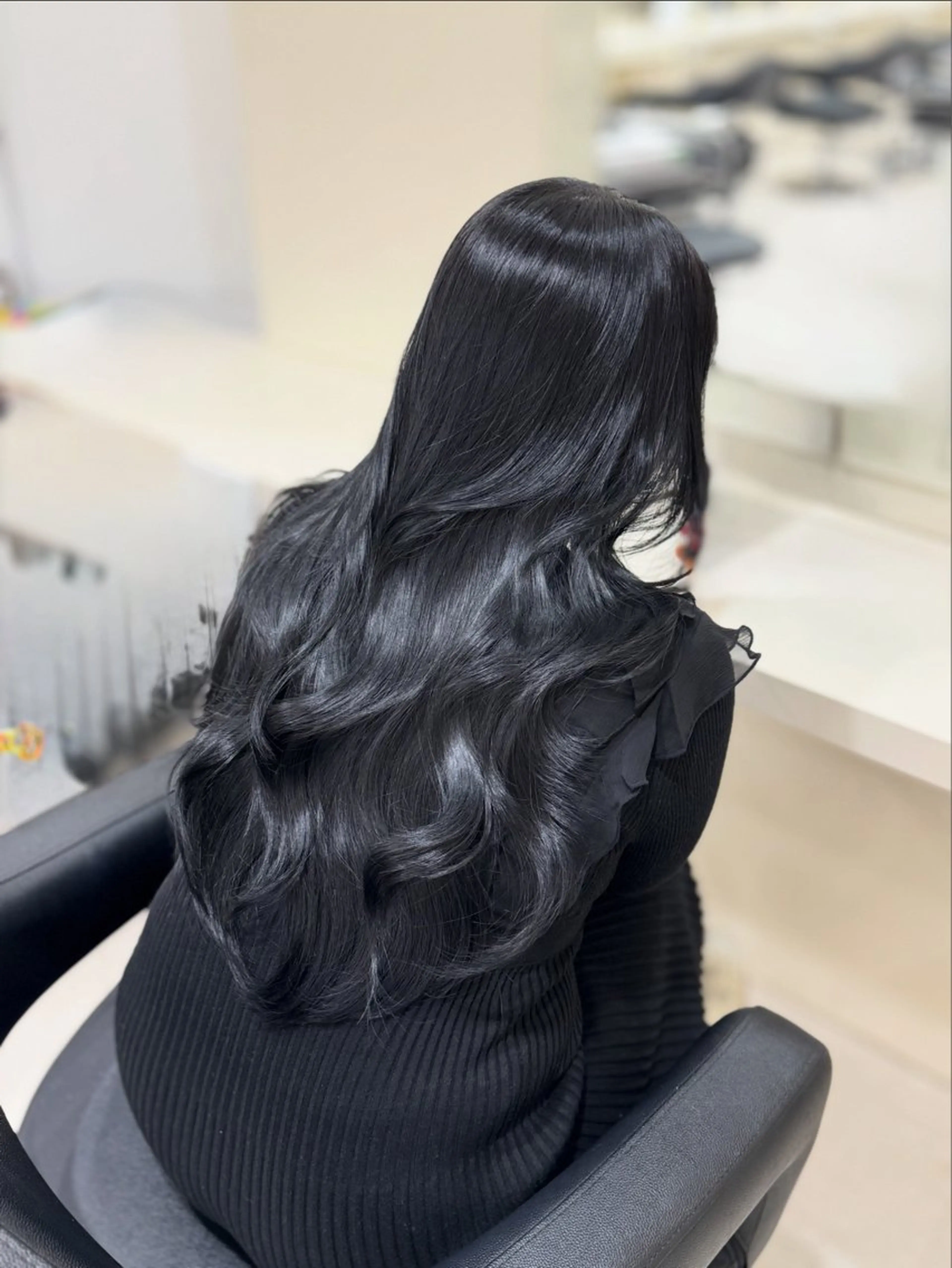 ロング 髪質改善 韓国風ヘア レイヤーカット 似合わせカット 韓国ヘア×髪質改善 齋藤晴のヘアスタイル