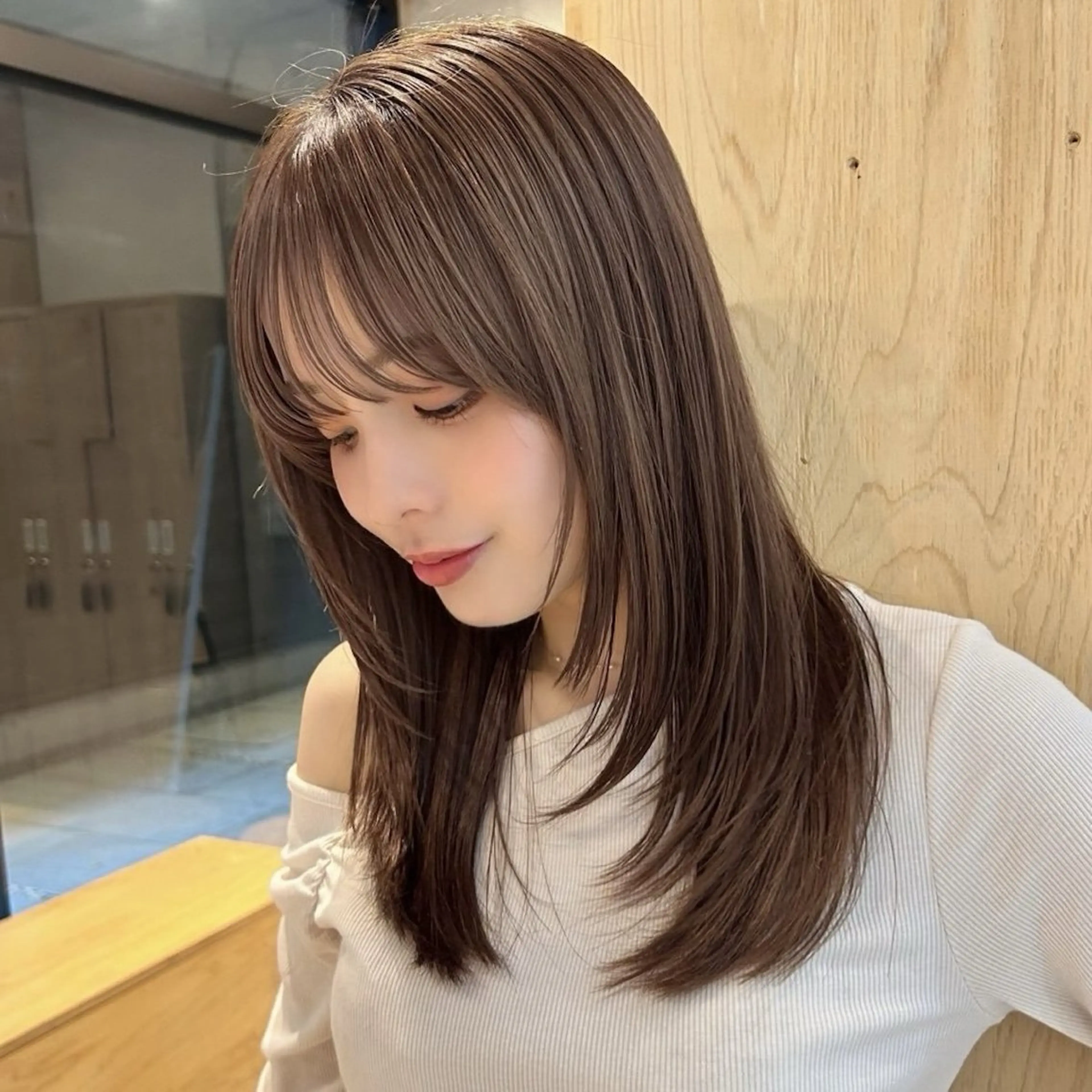 レイヤーカット➕カラーの写真